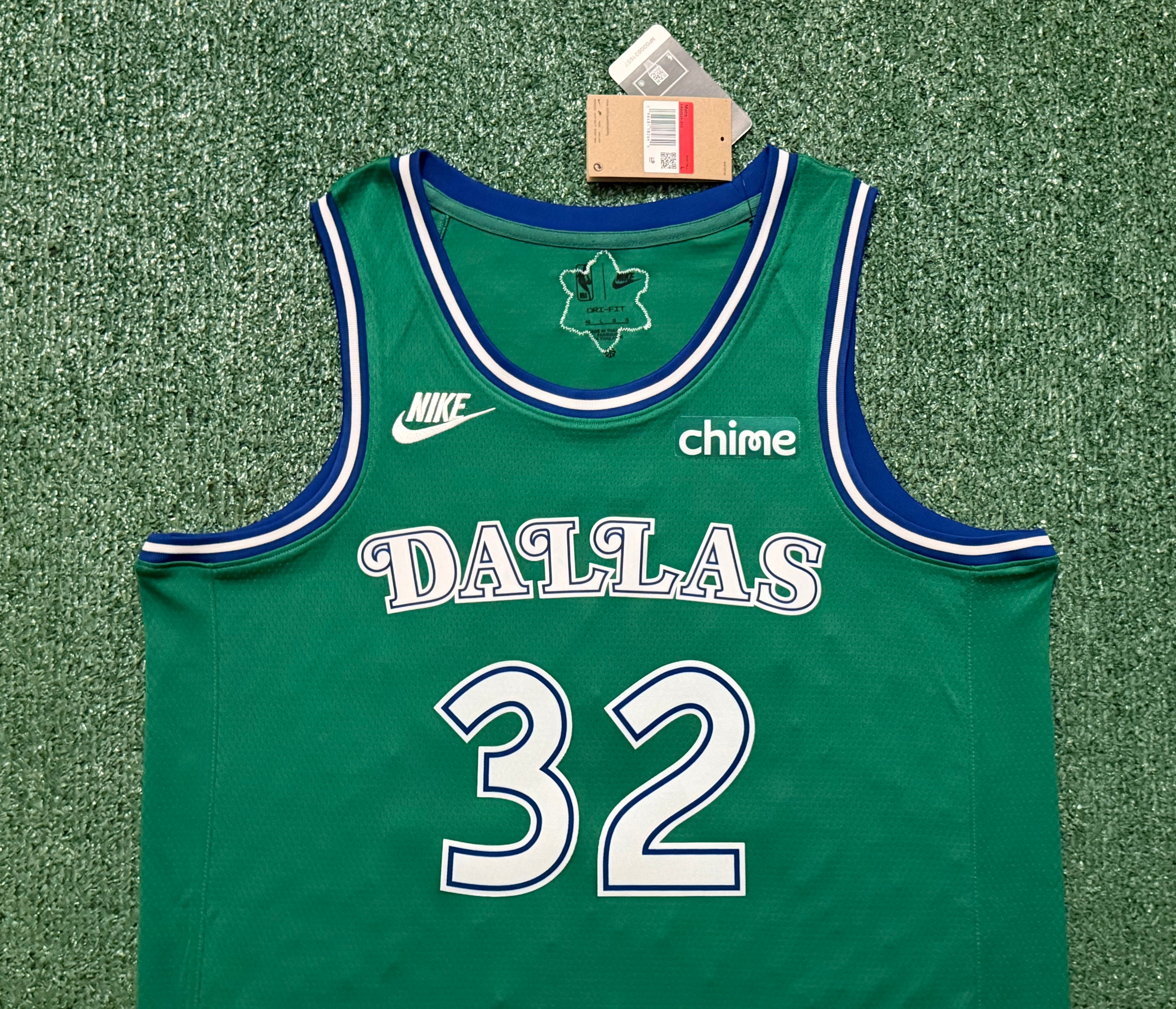 Cooper Flagg Dallas Mavericks Jersey #32 Nike Swingman Green Size 48 (Large) NBA