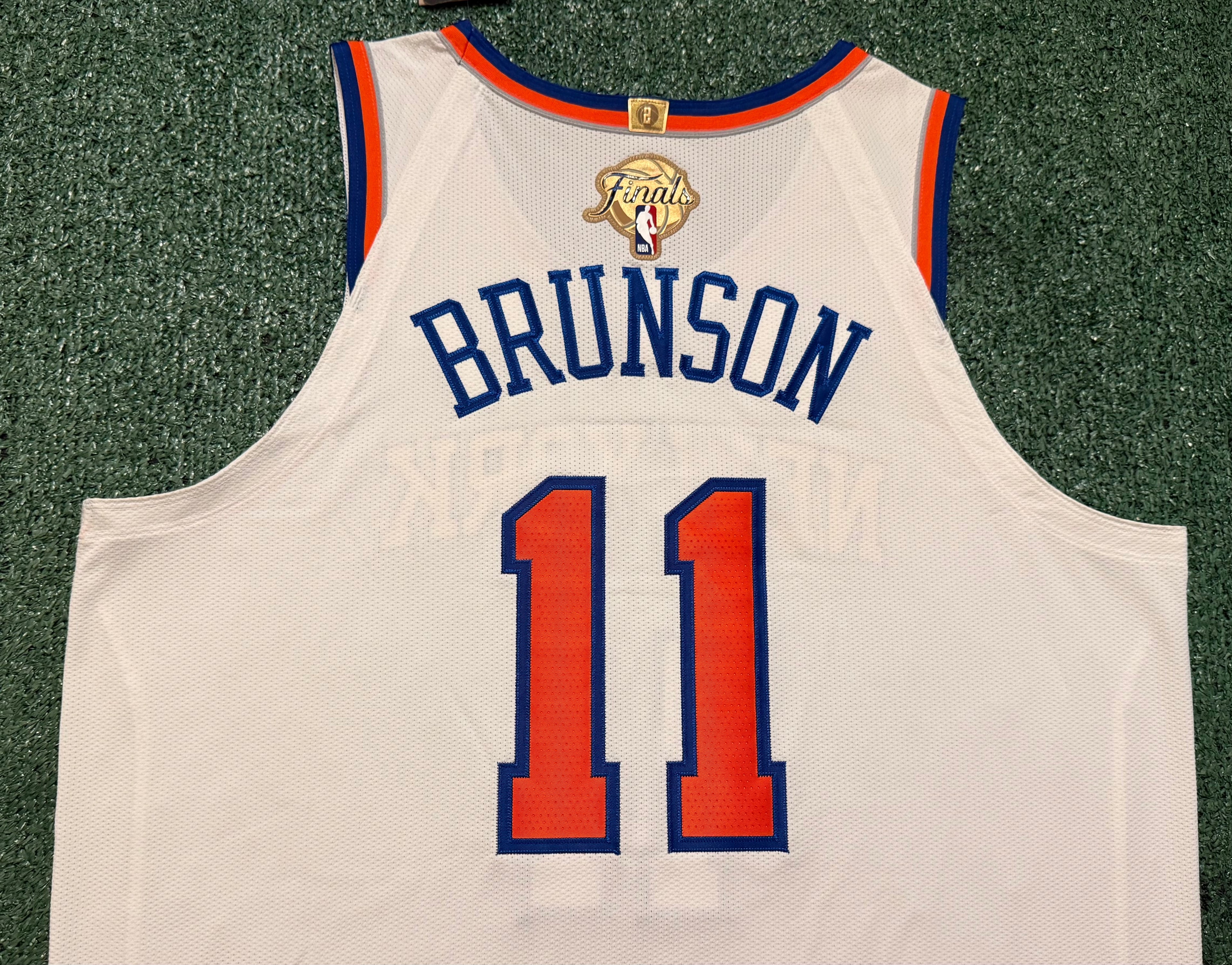 Jalen Brunson New York Knicks Jersey #11 Nike ADV Authentic White Size 52 (XL) NBA