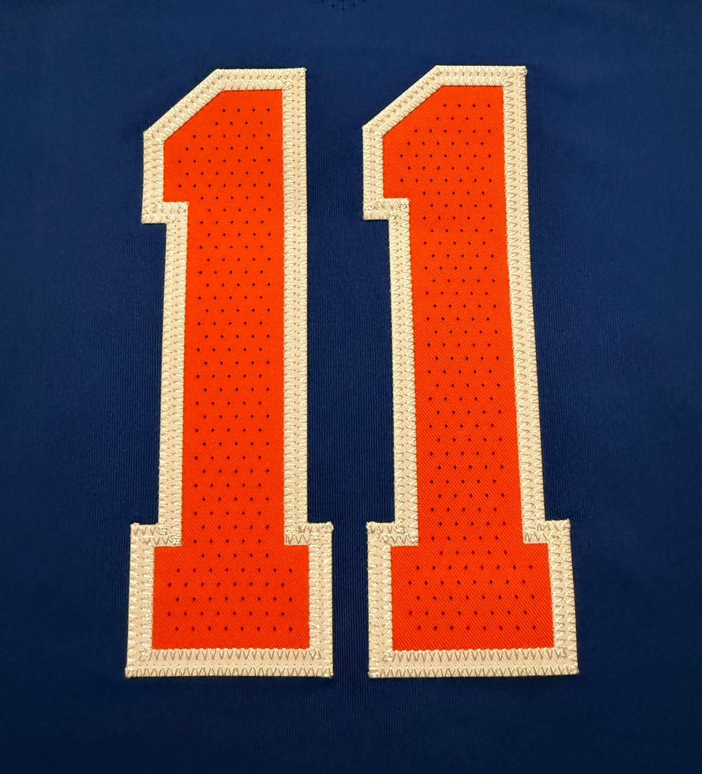 Jalen Brunson New York Knicks Jersey #11 Finals Nike ADV Authentic Blue Size 52 (XL) NBA