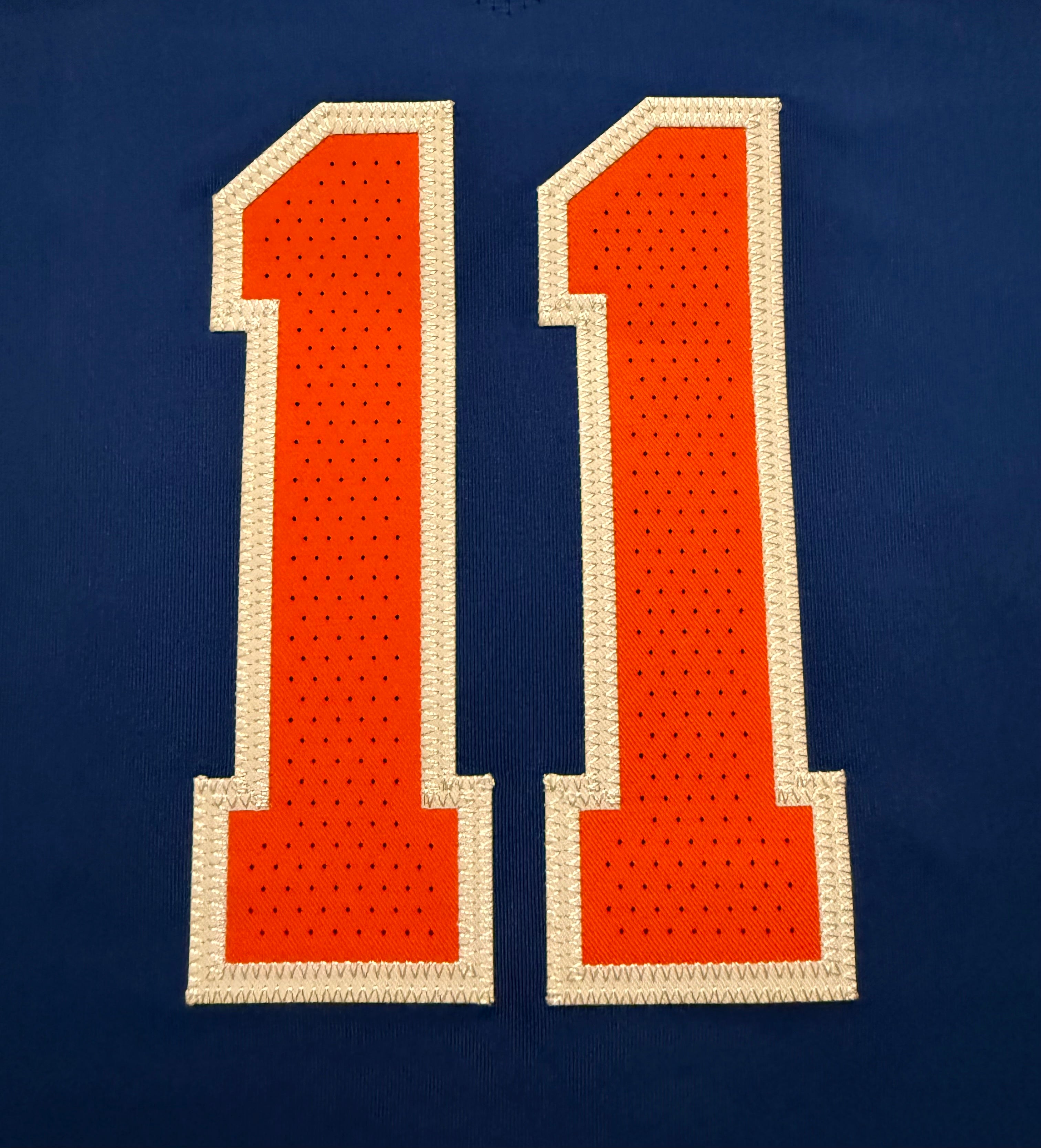 Jalen Brunson New York Knicks Jersey #11 Finals Nike ADV Authentic Blue Size 52 (XL) NBA