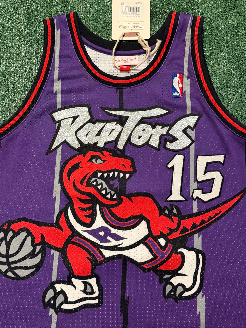 Vince Carter Toronto Raptors Jersey #15 Mitchell & Ness Authentic Purple Size 44 (L) NBA