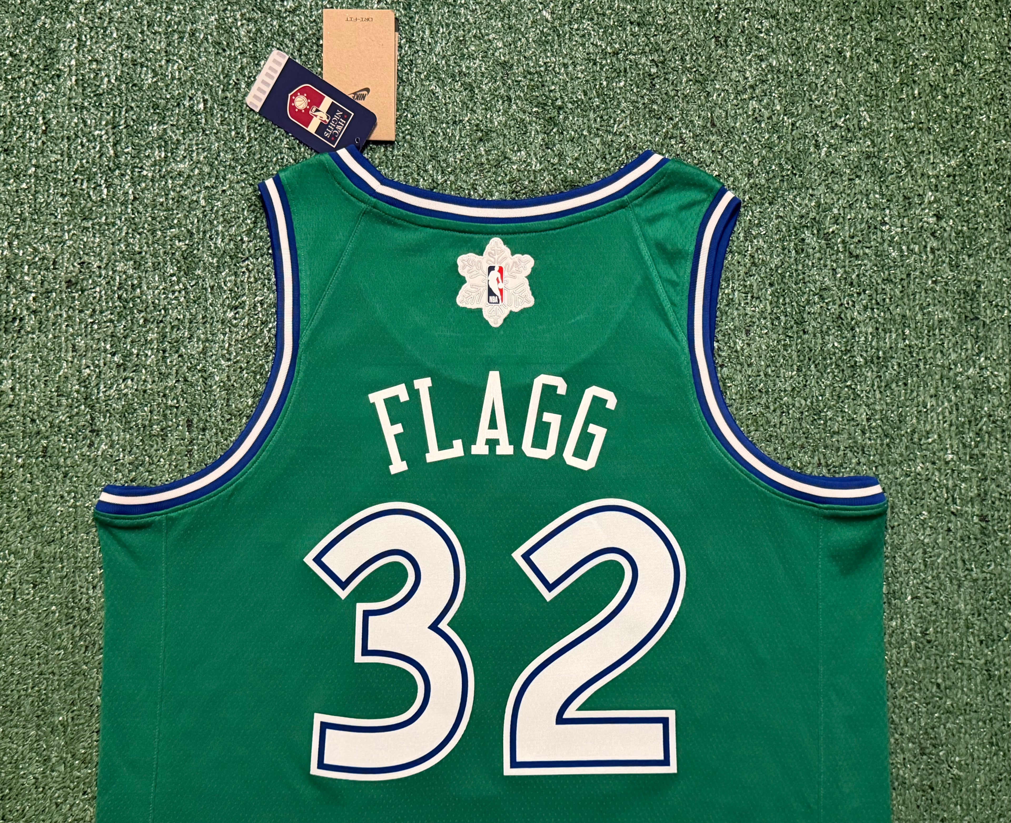 Cooper Flagg Dallas Mavericks Jersey #32 Nike Swingman Green Size 48 (Large) NBA