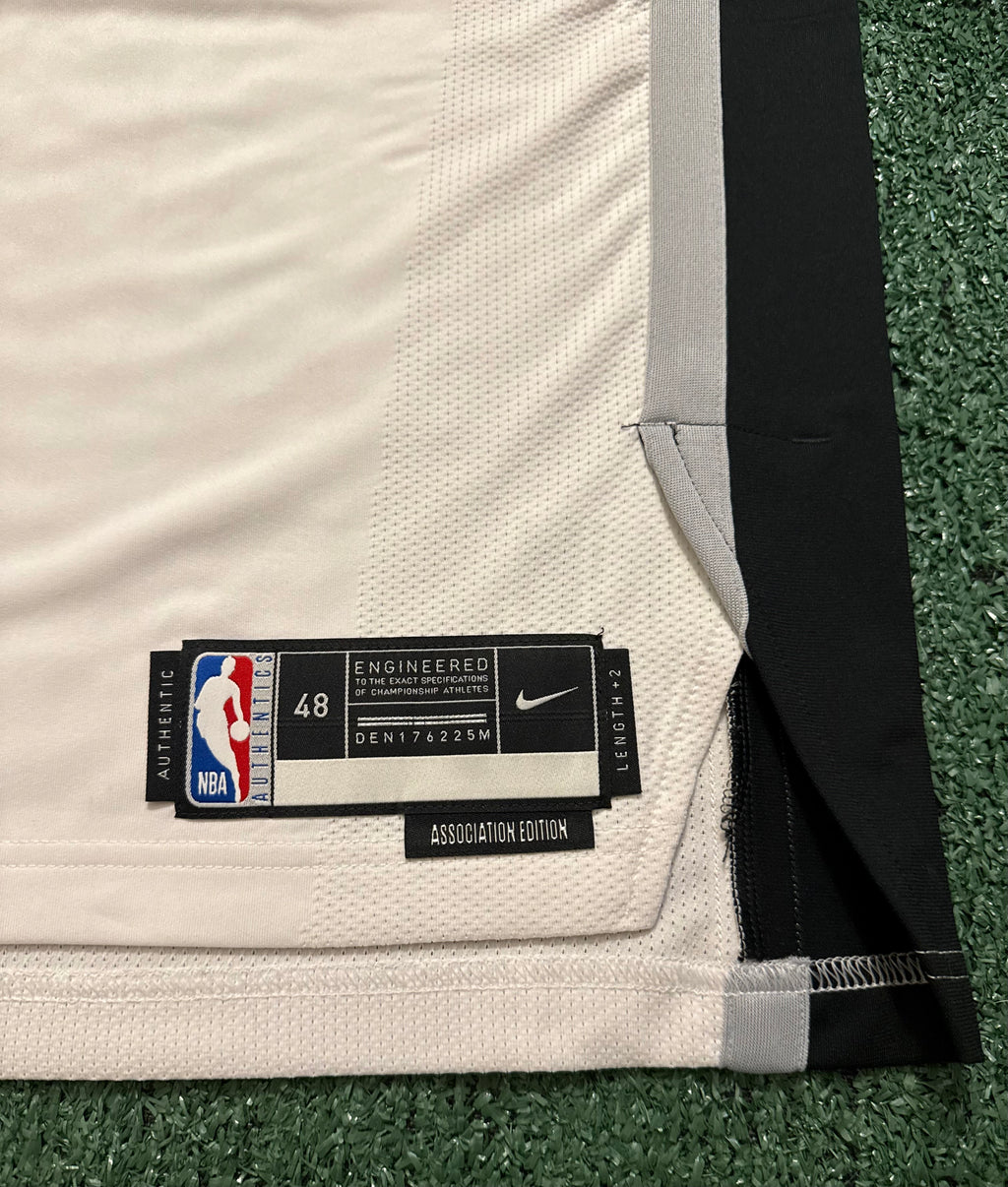 Victor Wembanyama San Antonio Spurs Jersey #1 Nike ADV Authentic White Size 48 (L) NBA