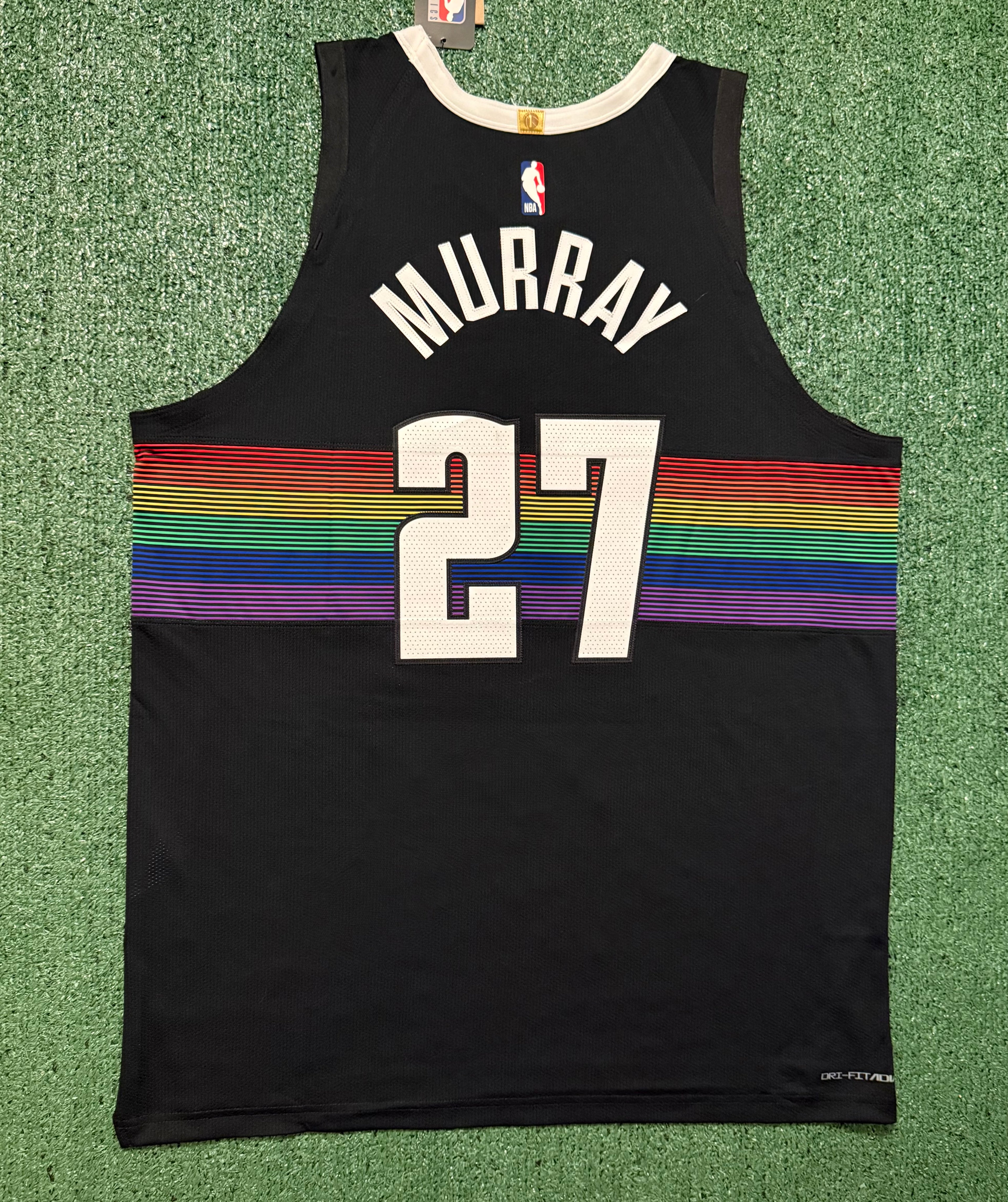Jamal Murray Denver Nuggets Jersey #27 Nike ADV Authentic Black Size 52 (XL) NBA