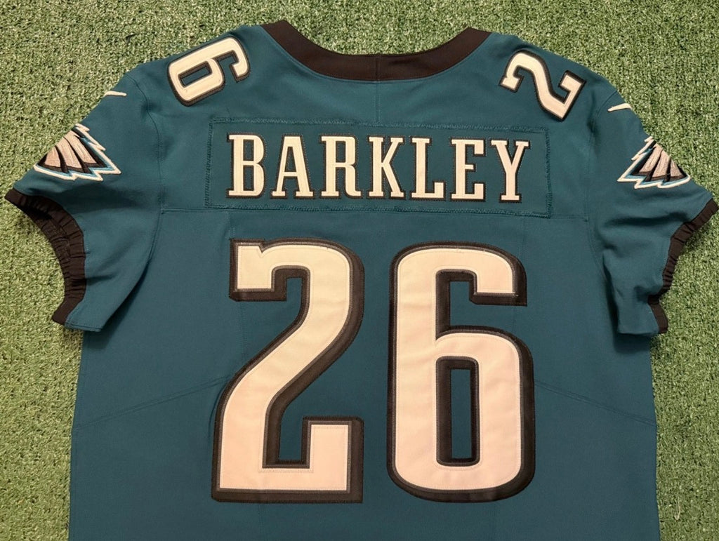 Saquon Barkley Philadelphia Eagles Jersey #26 Nike Vapor FUSE Elite Green Size 48 (XL) NFL