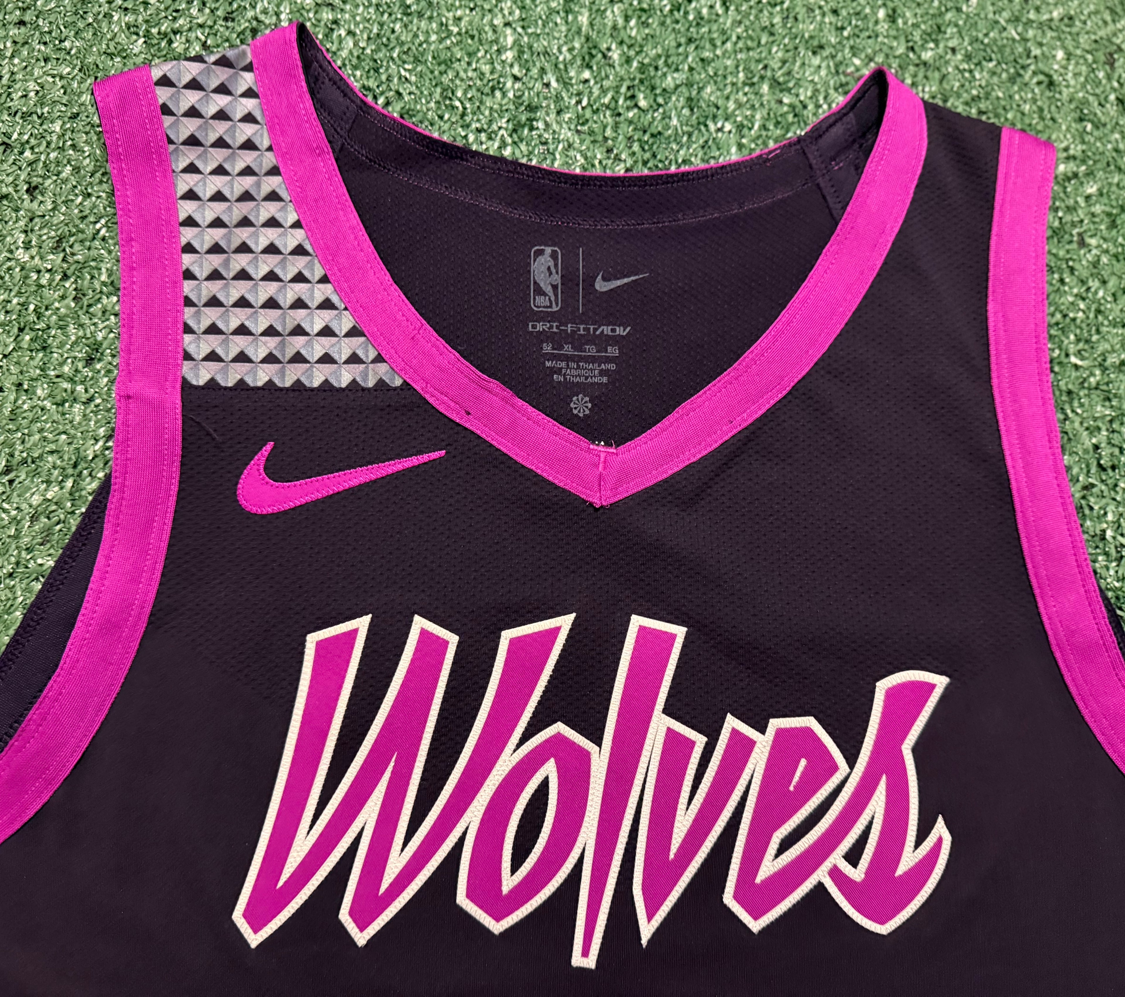 Anthony Edwards Minnesota Timberwolves Jersey #5 Nike ADV Authentic Black Size 52 (XL) NBA