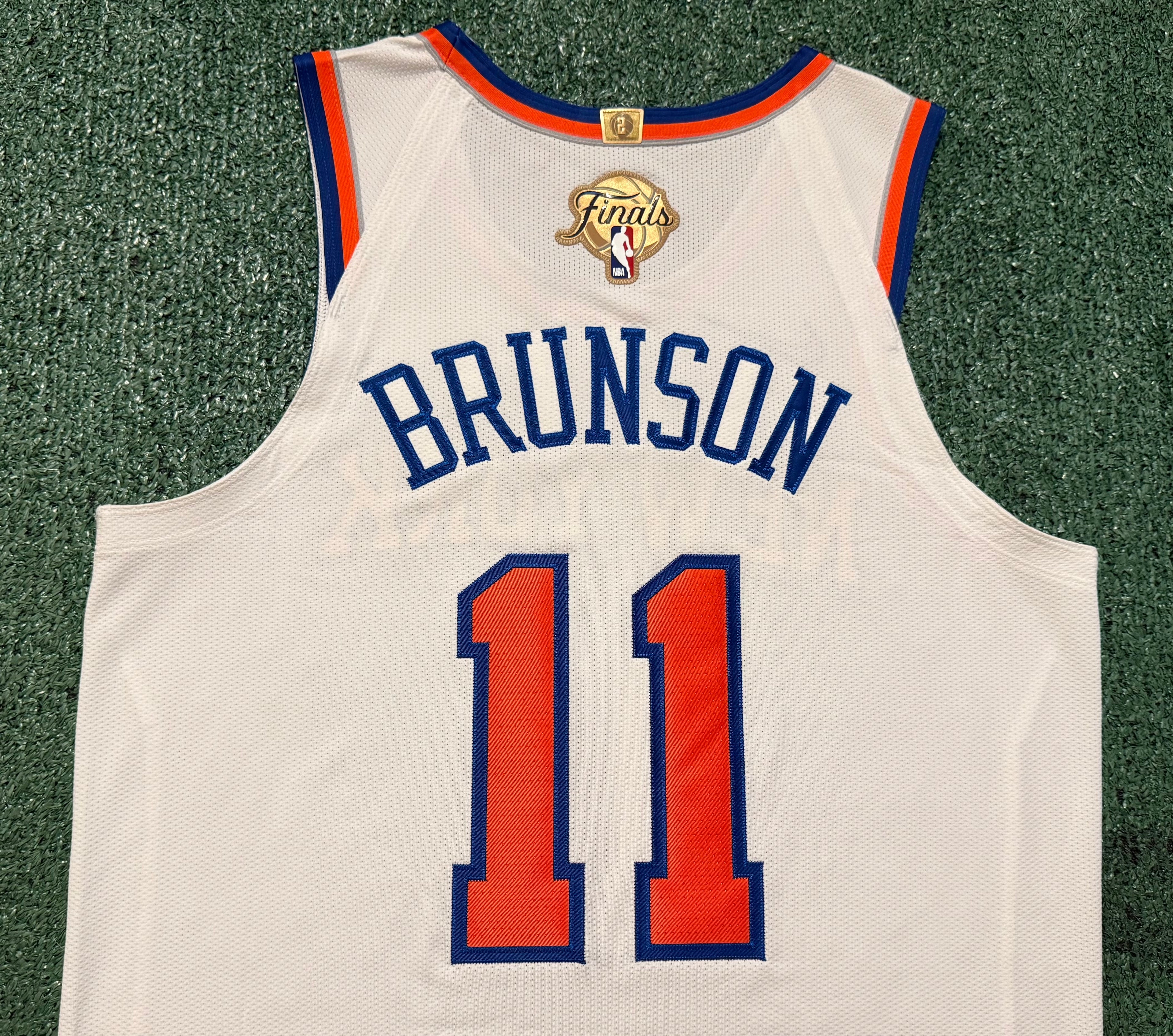 Jalen Brunson New York Knicks Jersey #11 Nike ADV Authentic White Size 44 (M) NBA