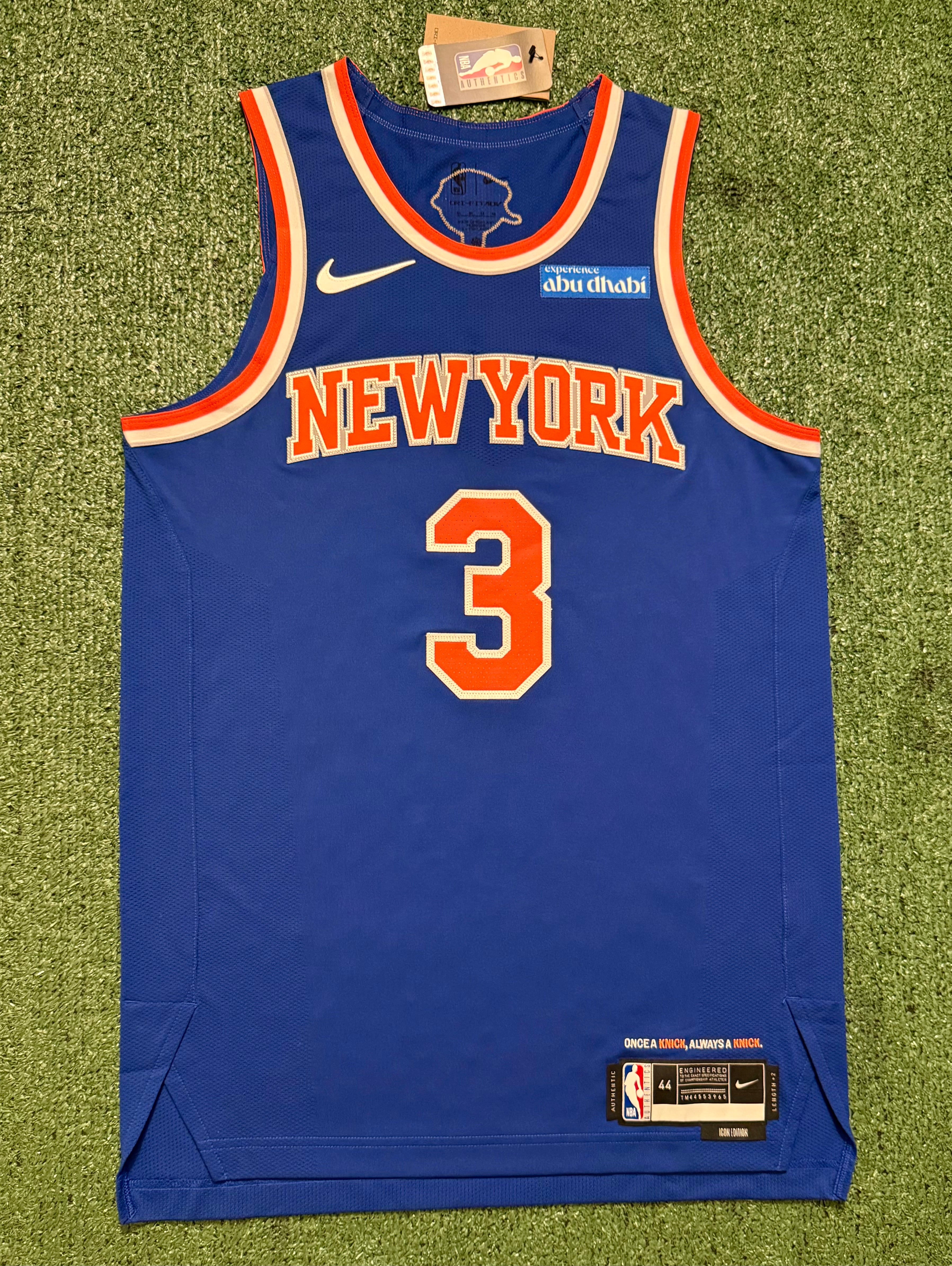 Josh Hart New York Knicks Jersey #3 Nike ADV Authentic Blue Size 44 (M) NBA