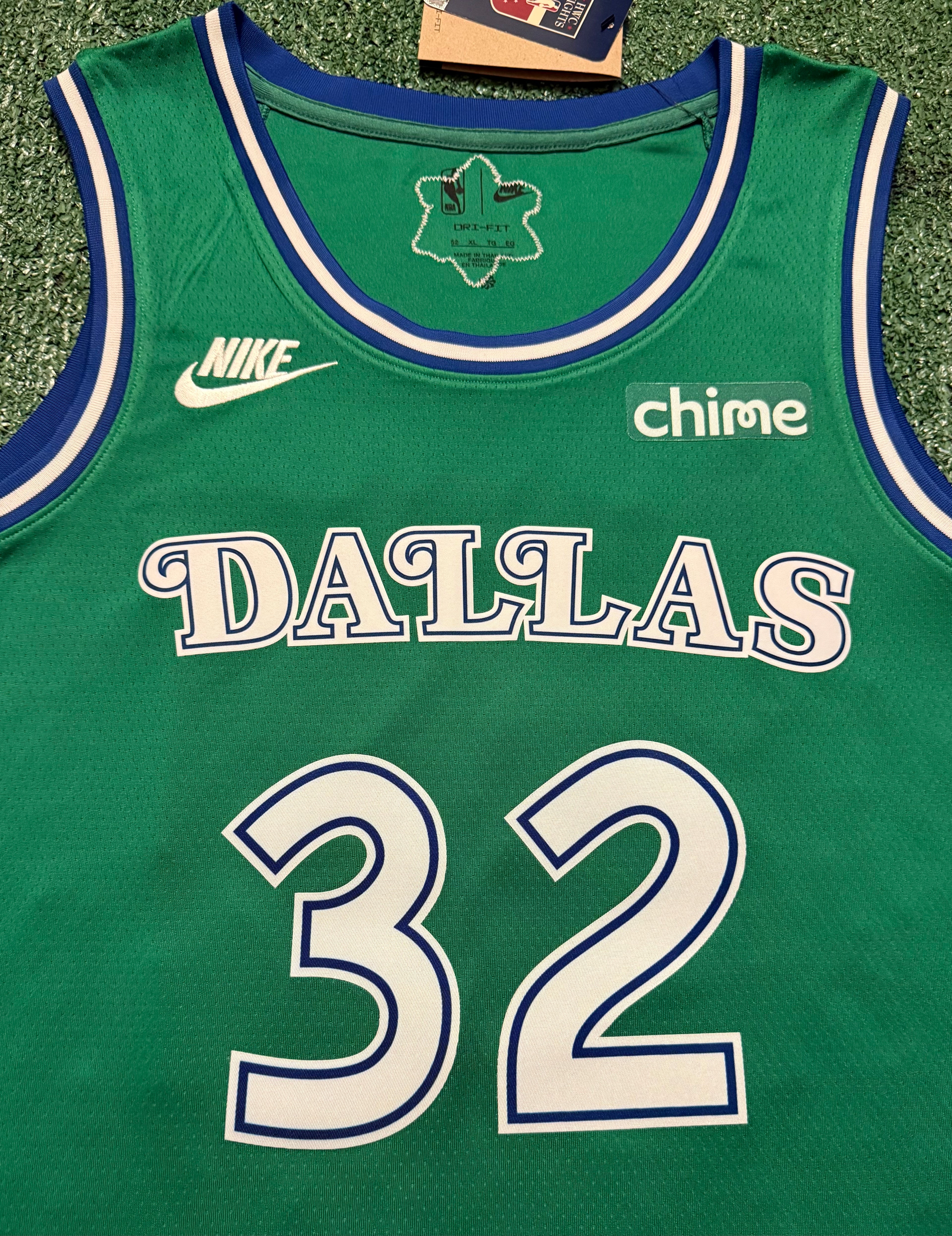 Cooper Flagg Dallas Mavericks Jersey #32 Nike Swingman Green Size 52 (XL) NBA