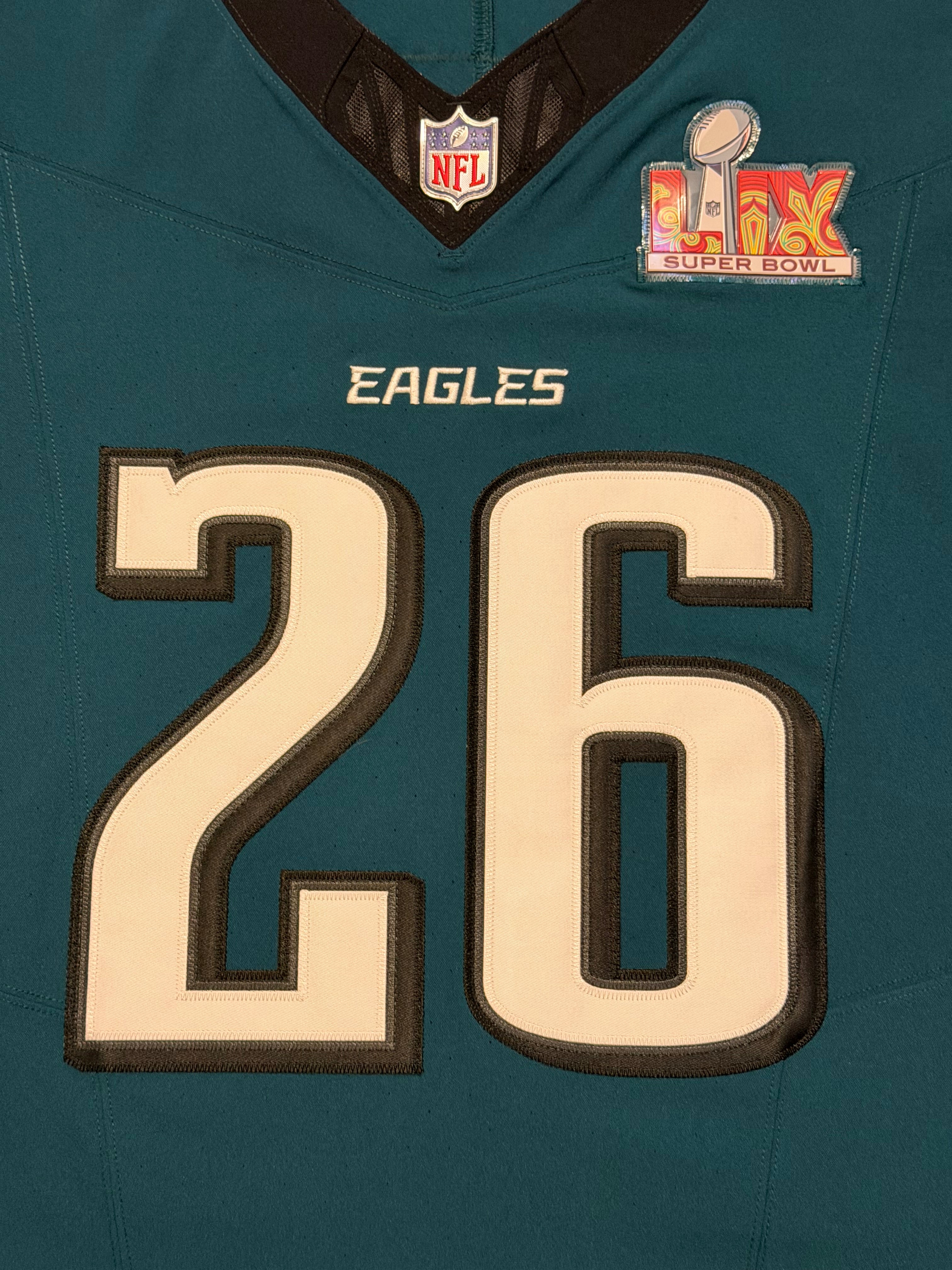 Saquon Barkley Philadelphia Eagles Jersey #26 Nike Vapor FUSE Elite Green 44 (Large) NFL