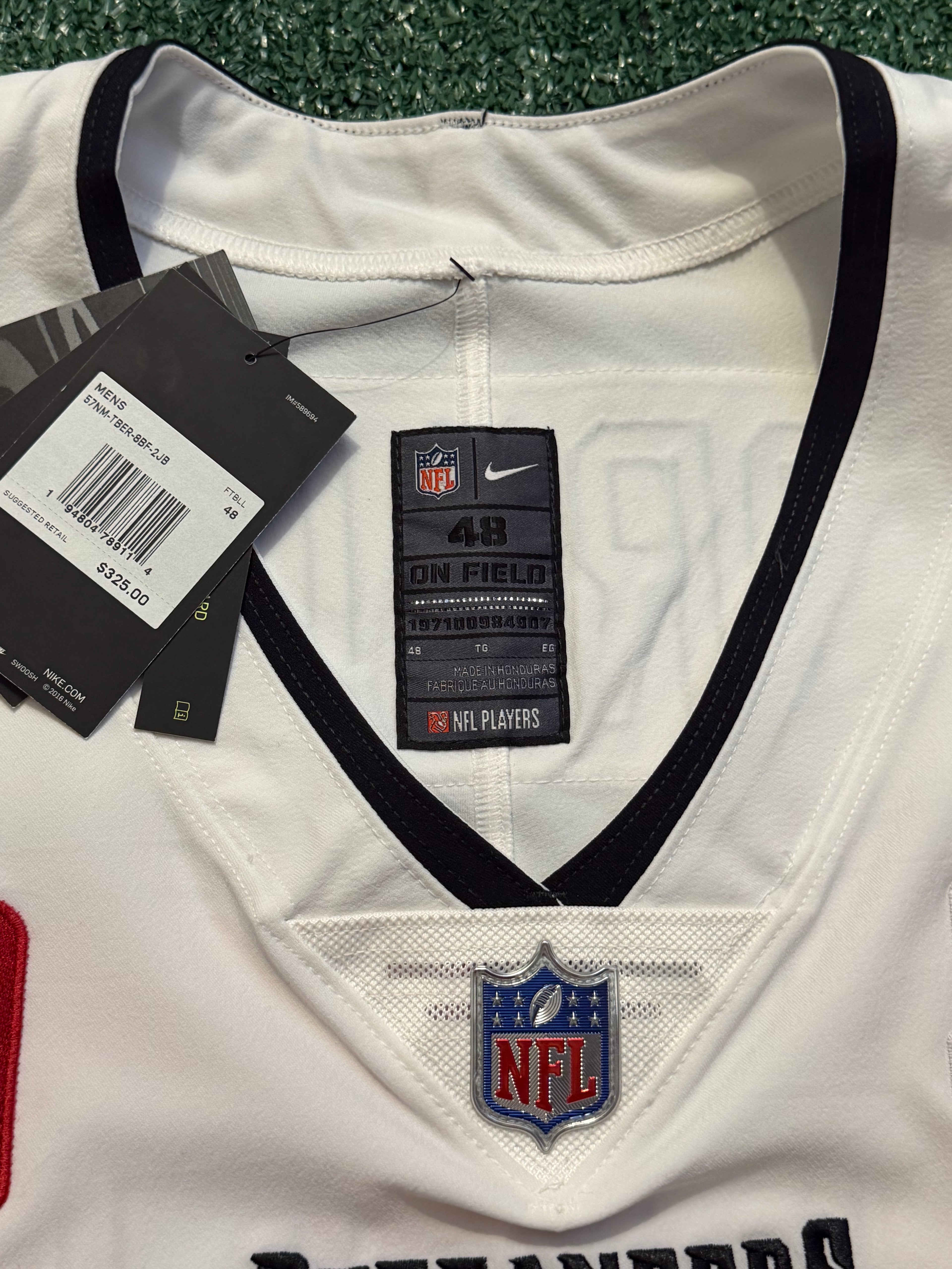 Tom Brady Tampa Bay Buccaneers Jersey #12 Nike Vapor Elite White size 48 (XL) NFL
