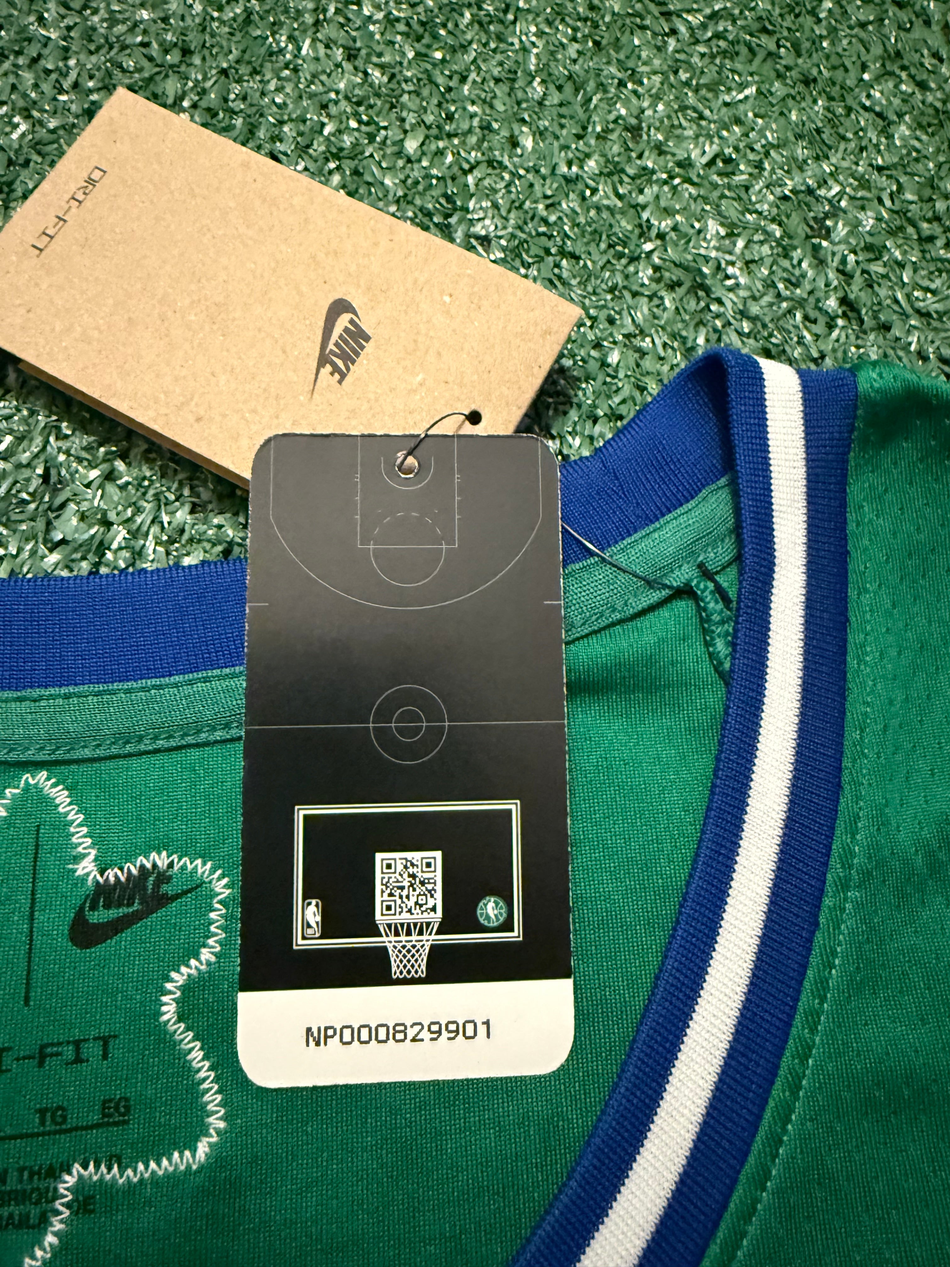 Cooper Flagg Dallas Mavericks Jersey #32 Nike Swingman Green Size 52 (XL) NBA