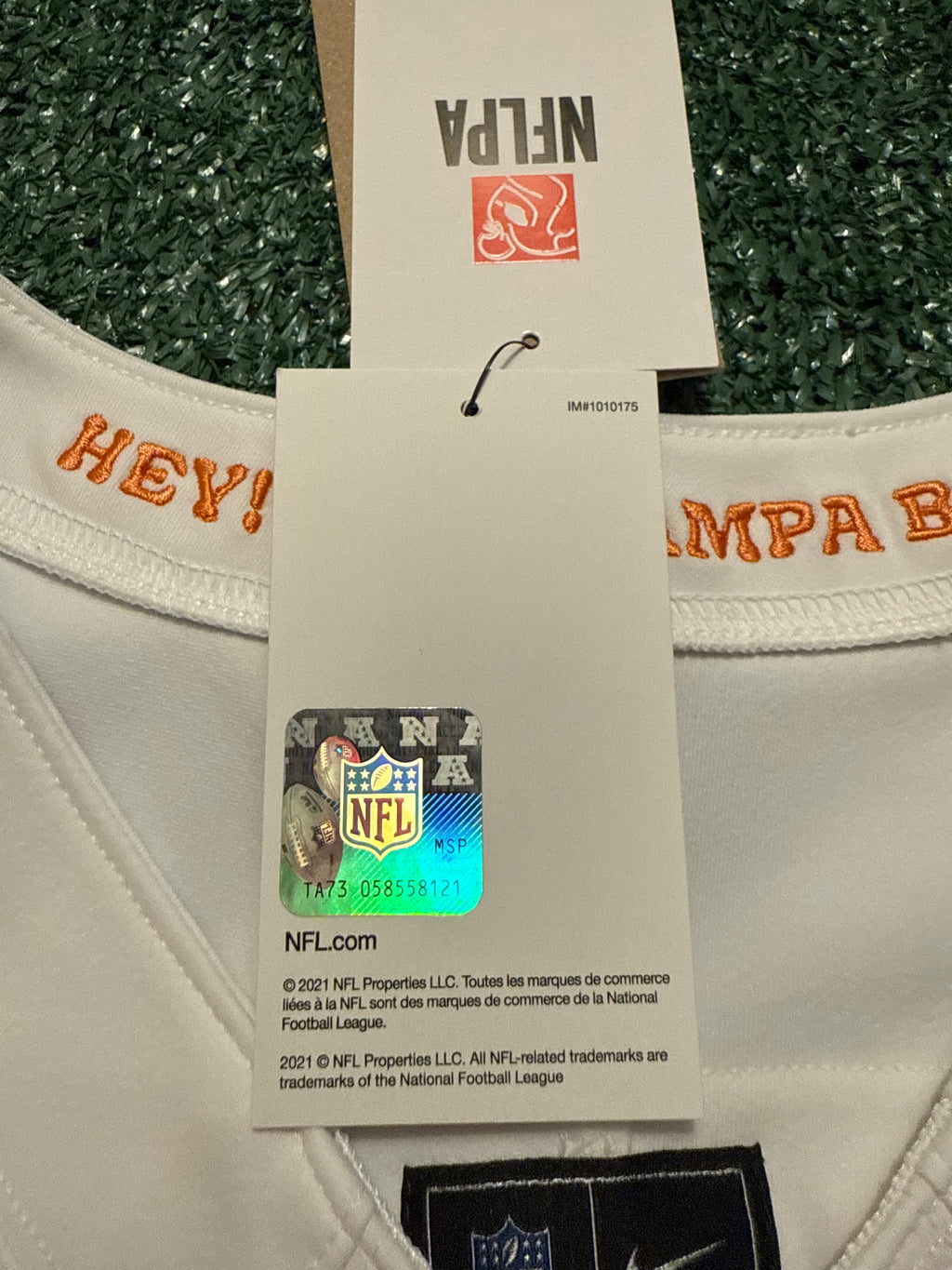 Baker Mayfield Tampa Bay Buccaneers Jersey #6 Nike Vapor FUSE Elite White Creamsicle size 40 (Medium) NFL