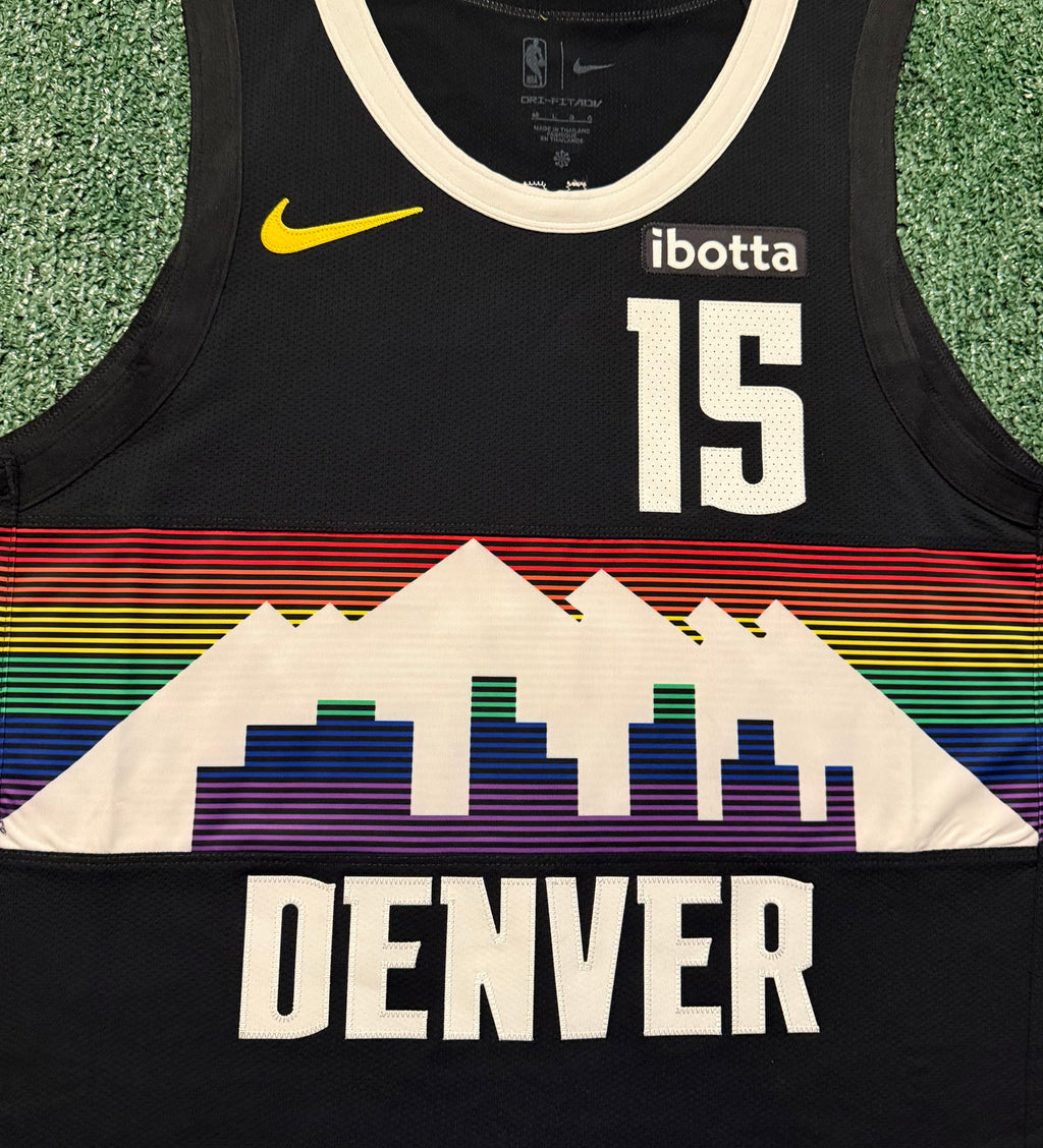 Nikola Jokic Denver Nuggets Jersey #15 Nike ADV Authentic Black Size 48 (L) NBA
