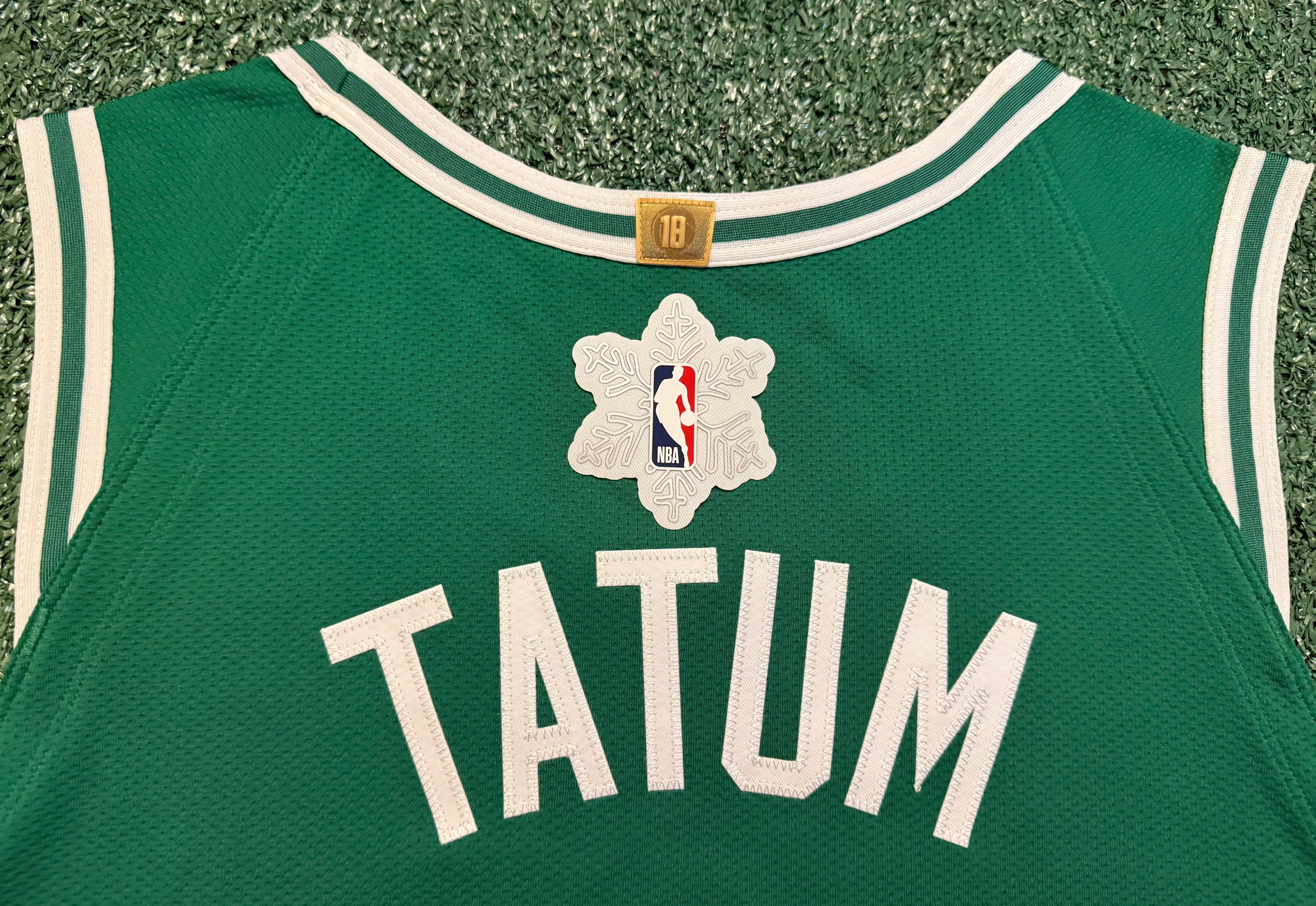 Jayson Tatum Boston Celtics Jersey #0 Nike ADV Authentic Green Size 52 (XL) NBA