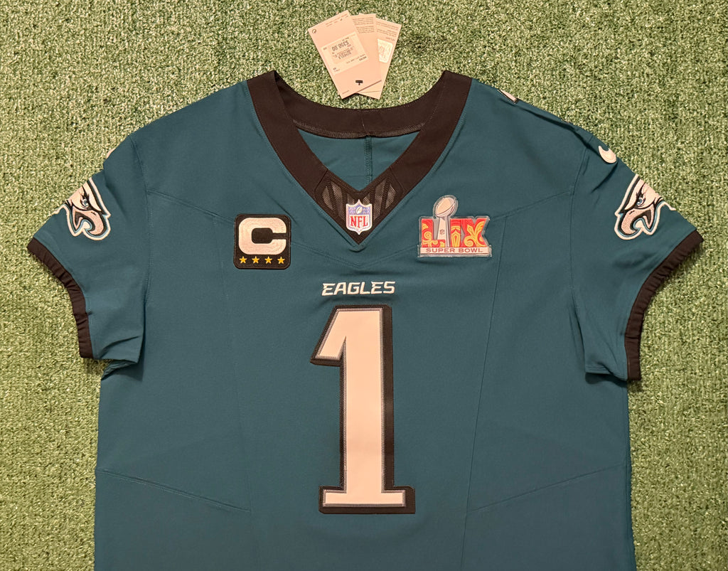 Jalen Hurts Philadelphia Eagles Jersey #1 Nike Vapor FUSE Elite Green size 48 (XL) NFL