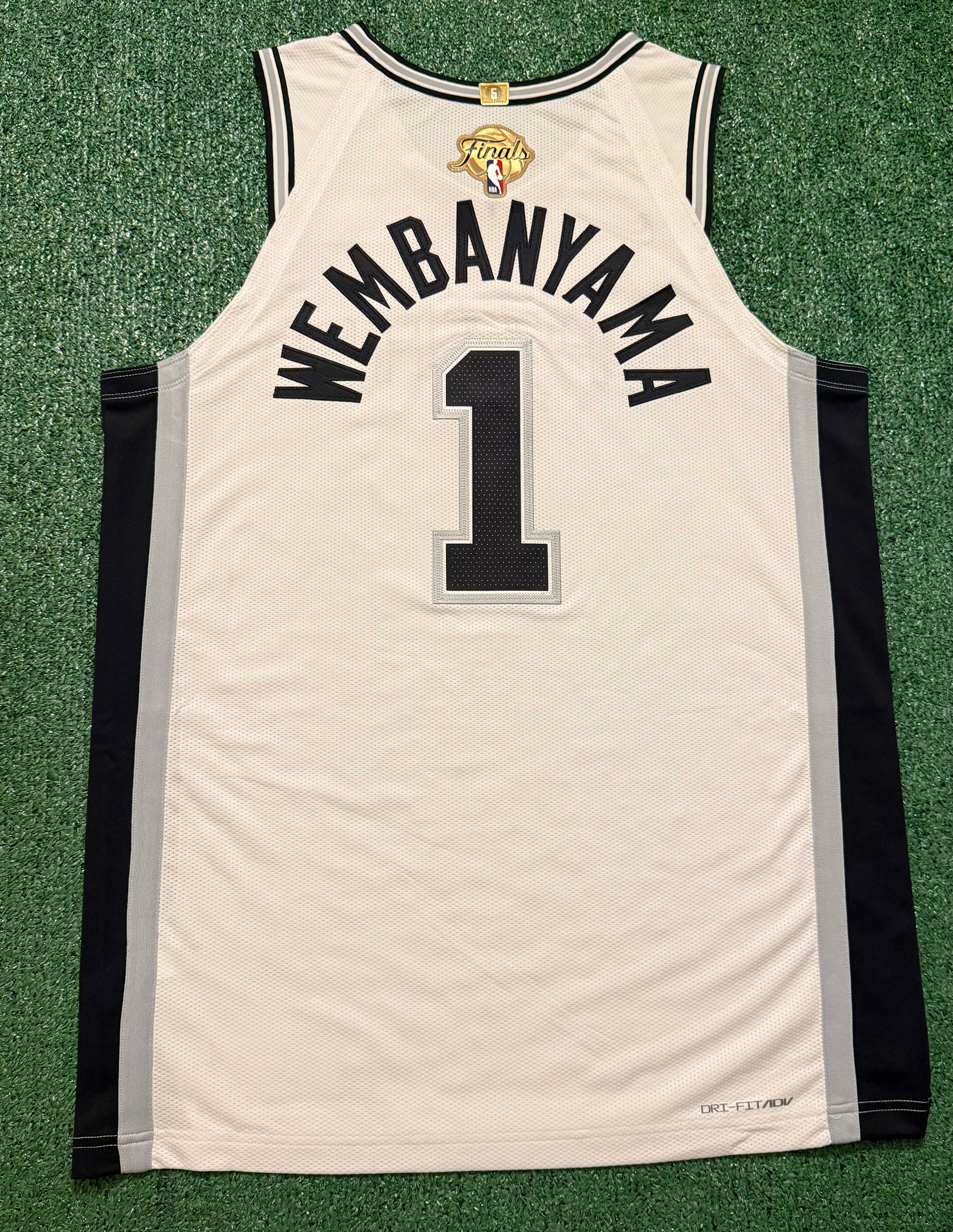 Victor Wembanyama San Antonio Spurs Jersey #1 Nike ADV Authentic White Size 48 (L) NBA