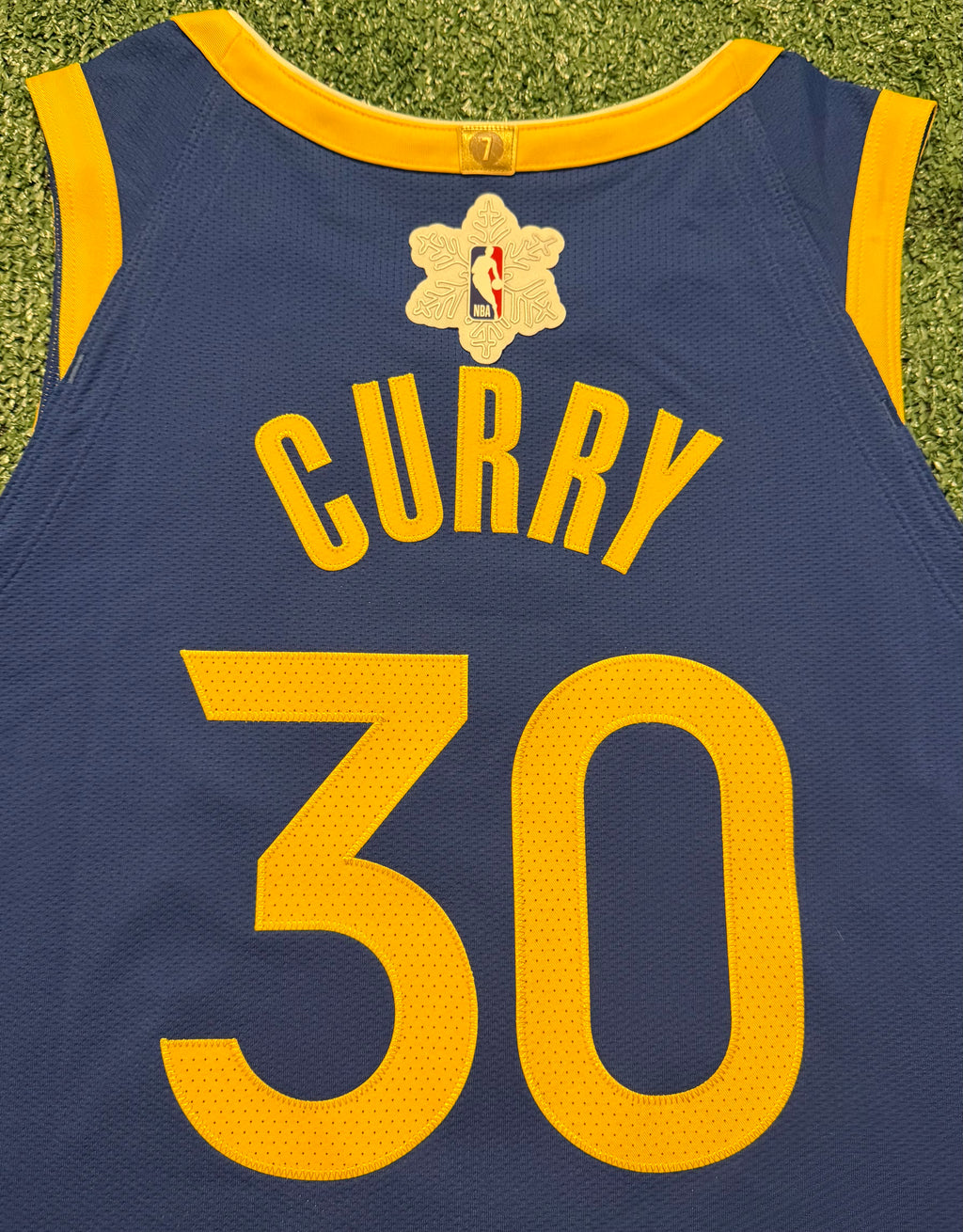 Steph Curry Golden State Warriors Jersey #30 Nike ADV Authentic Blue Size 48 (L) NBA