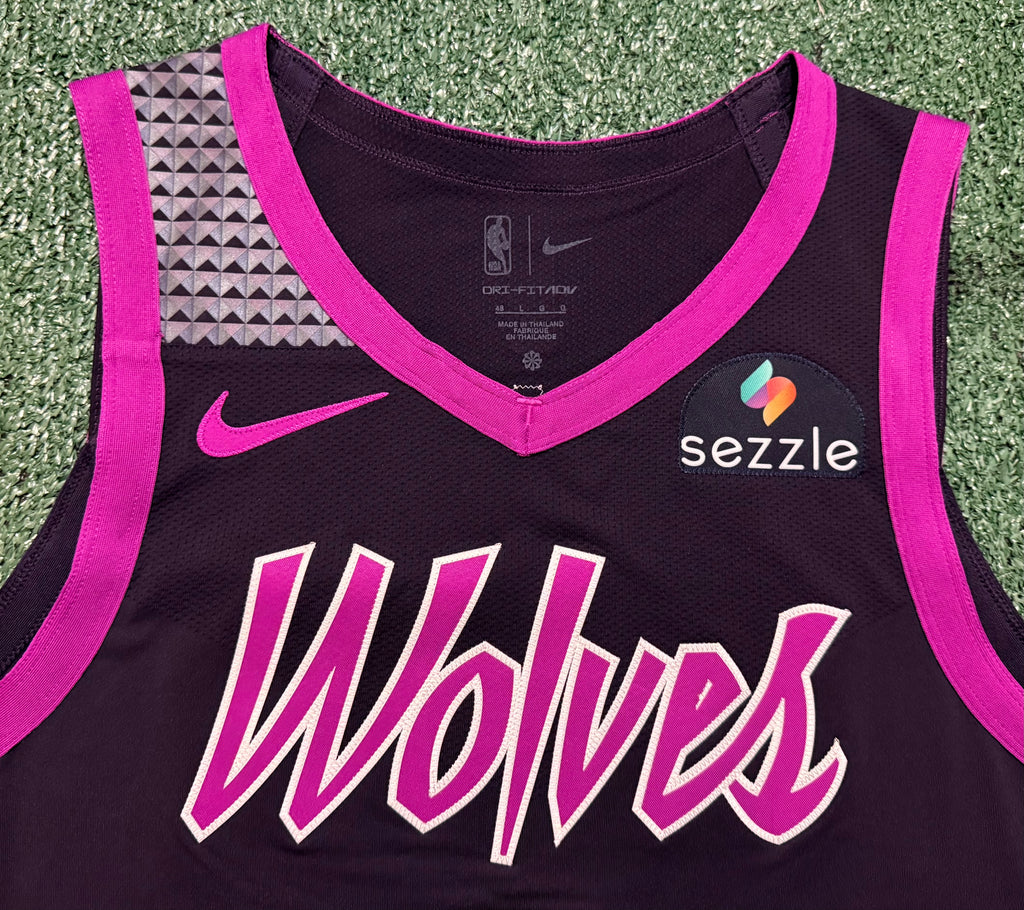 Anthony Edwards Minnesota Timberwolves Jersey #5 Nike ADV Authentic Black Size 48 (L) NBA