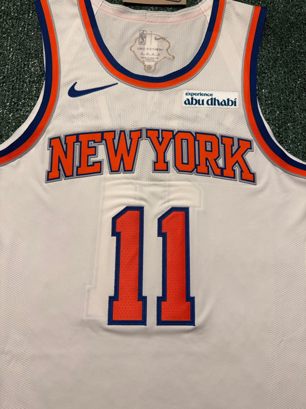 Jalen Brunson New York Knicks Jersey #11 Nike ADV Authentic White Size 44 (M) NBA