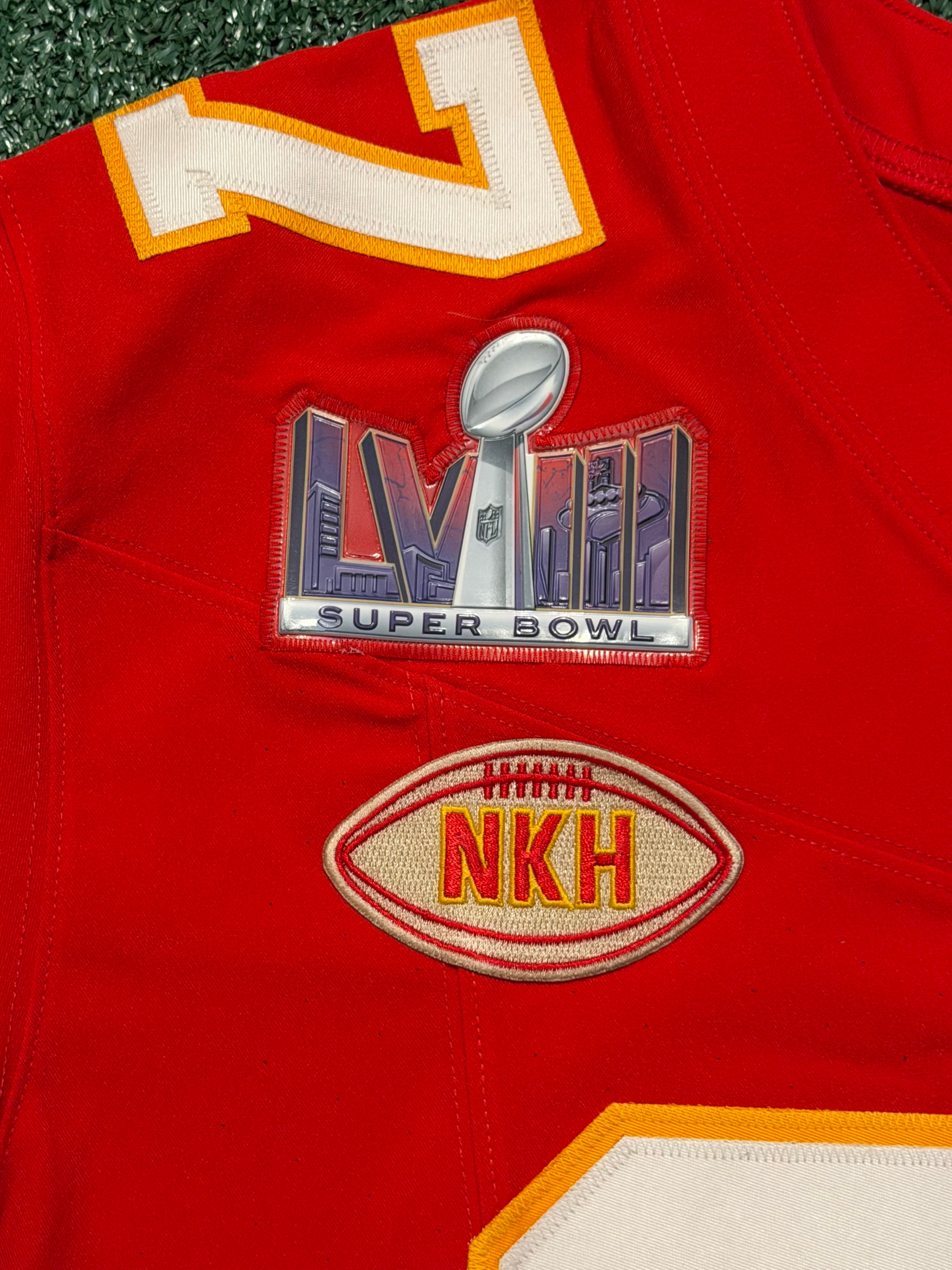 Travis Kelce Kansas City Chiefs Jersey #87 Nike Vapor Fuse Elite Red Size 48 (XL) NFL