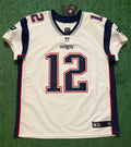 Tom Brady New England Patriots Jersey #12 Nike Vapor Elite White Size 48 (XL) NFL