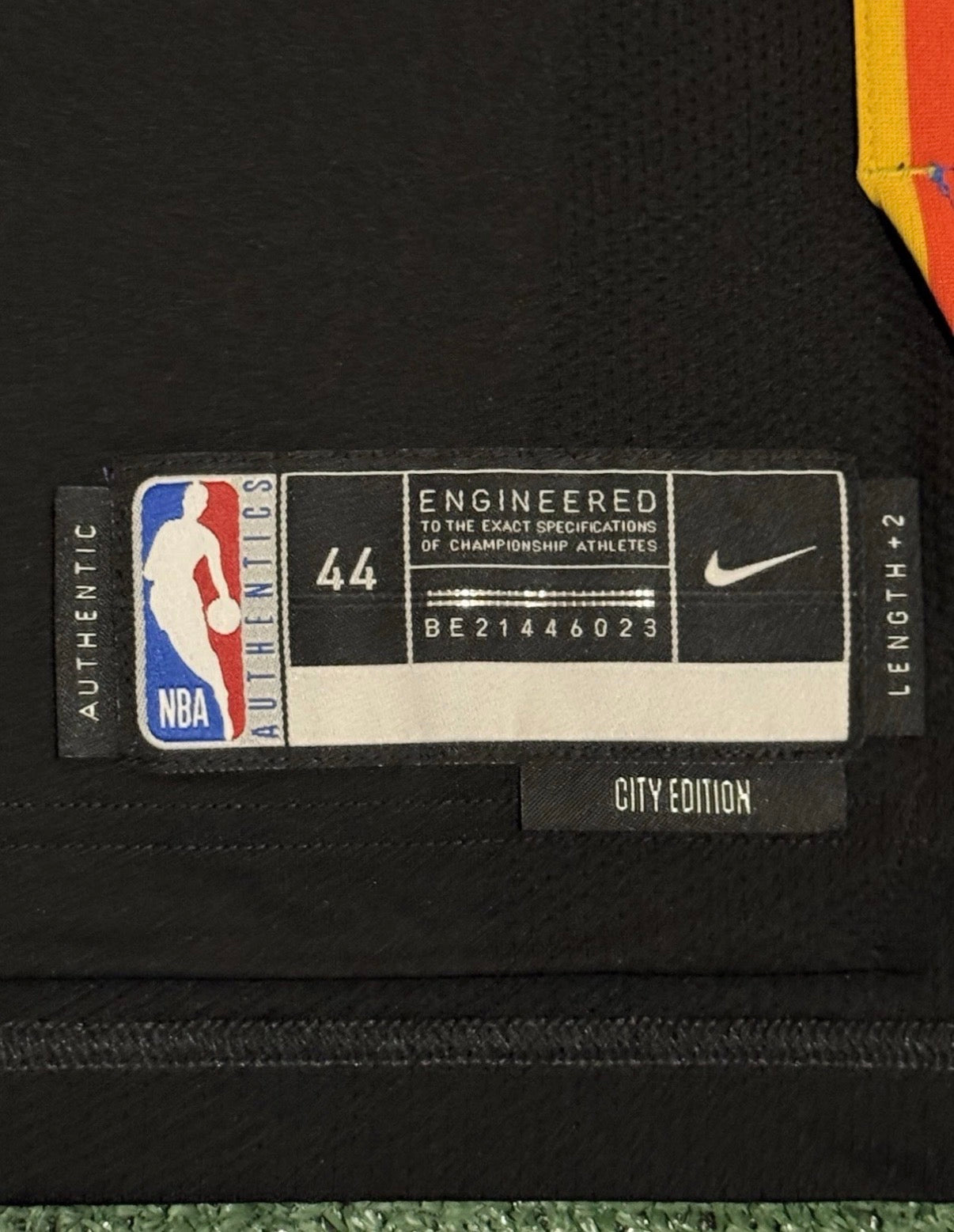 Chet Holmgren Oklahoma City Thunder Jersey #7 Nike ADV Authentic Black Size 44 (M) NBA