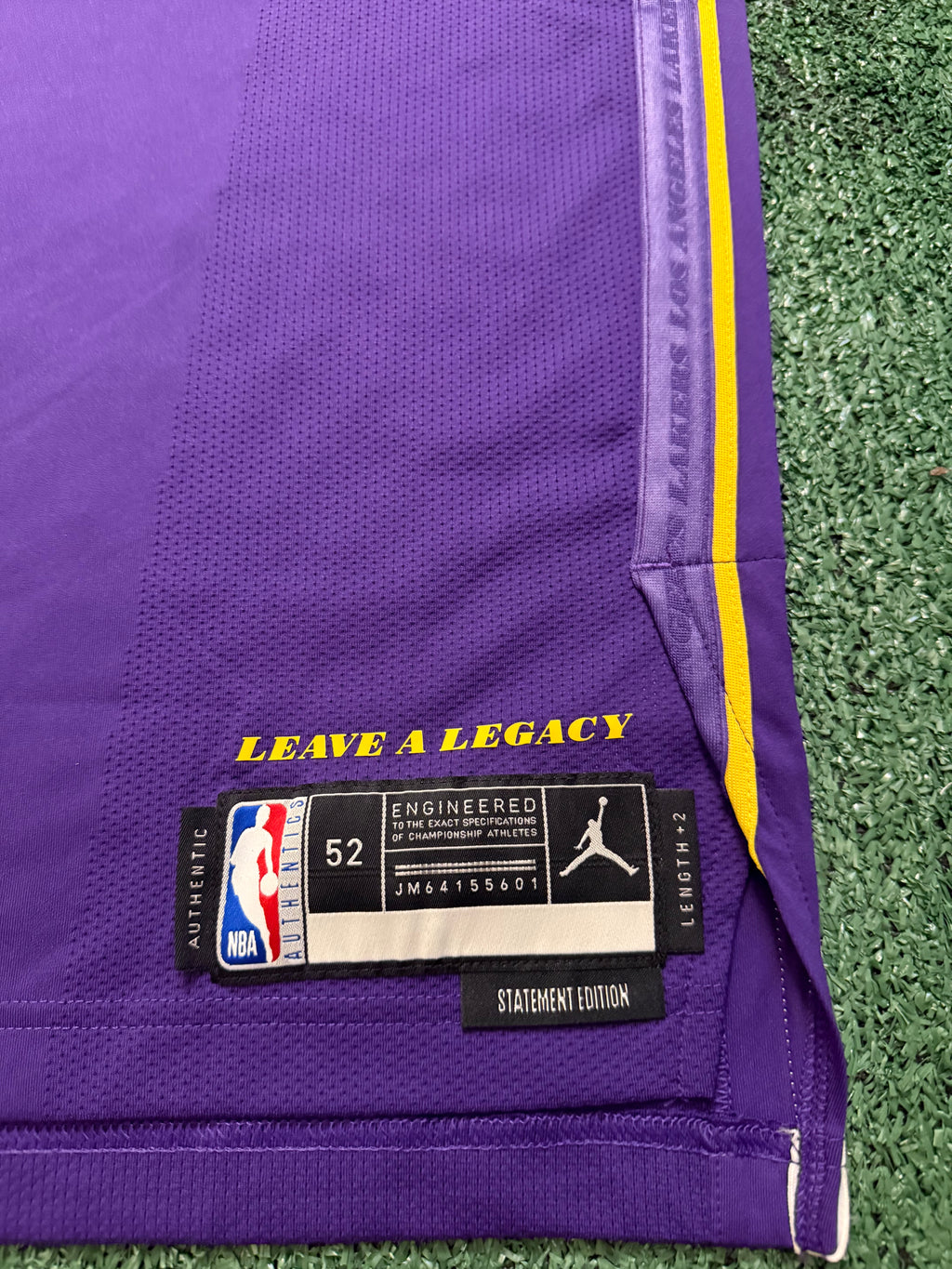 Luka Doncic Los Angeles Lakers Jersey #77 Nike ADV Authentic Purple Size 52 (XL) NBA
