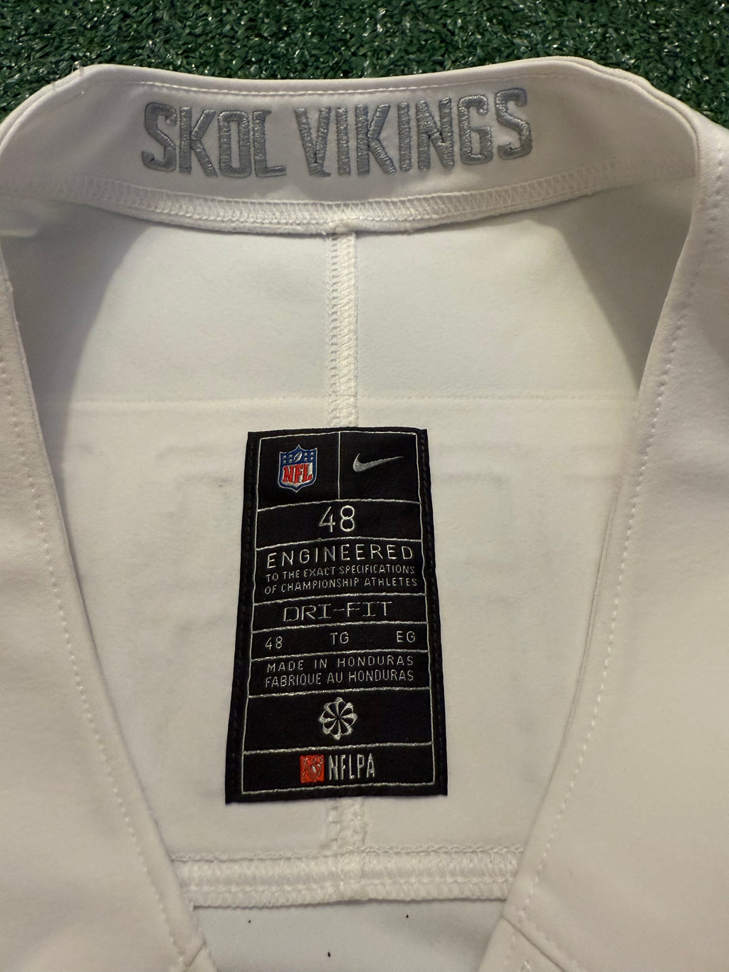 Justin Jefferson Minnesota Vikings Jersey #18 Nike Vapor FUSE Elite White Size 48 (XL) NFL
