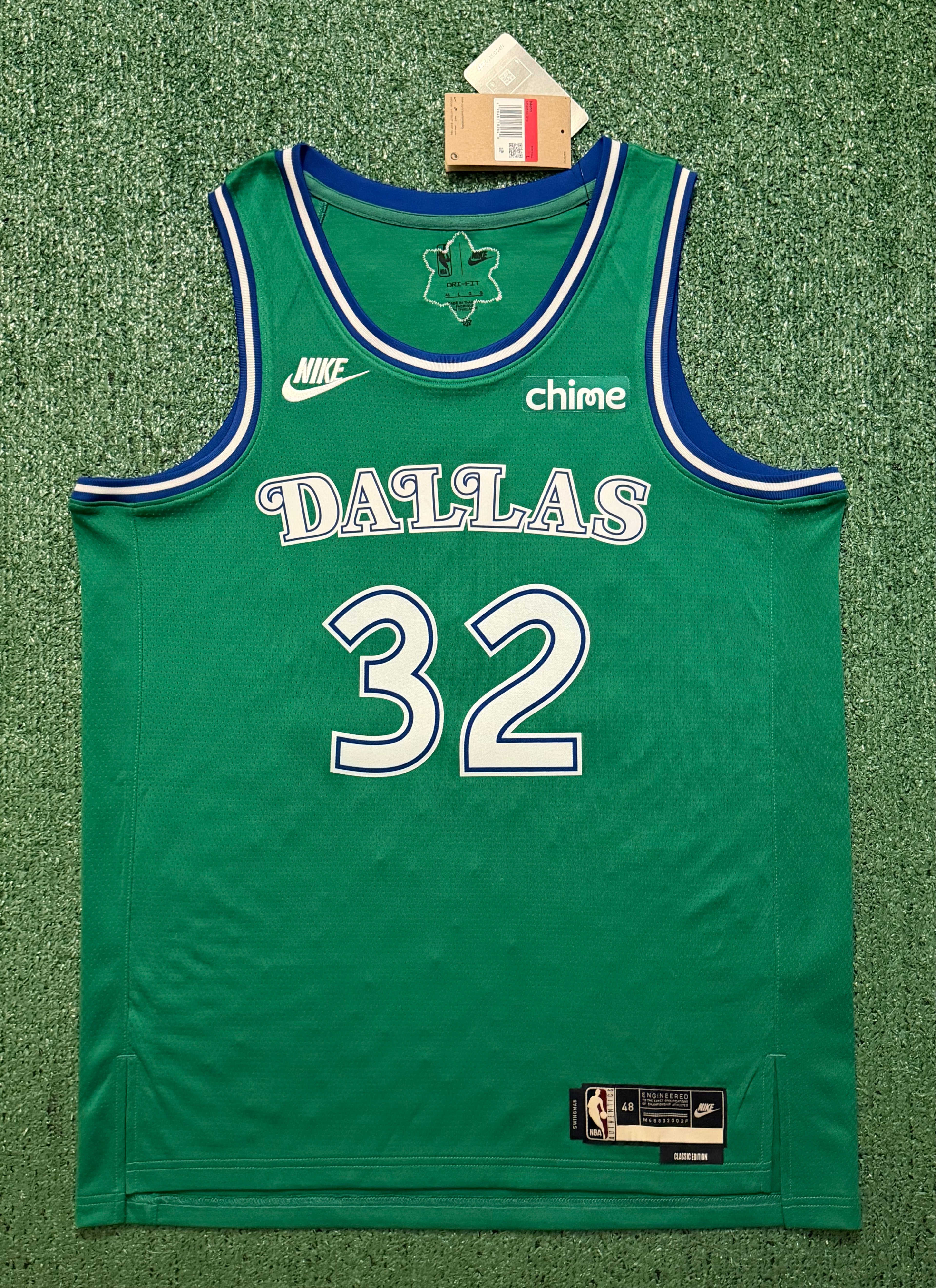 Cooper Flagg Dallas Mavericks Jersey #32 Nike Swingman Green Size 48 (Large) NBA