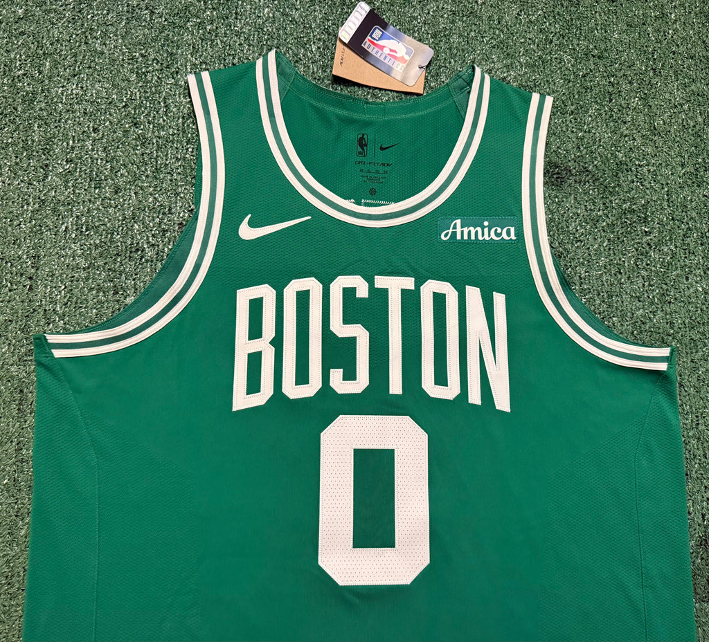 Jayson Tatum Boston Celtics Jersey #0 Nike ADV Authentic Green Size 52 (XL) NBA