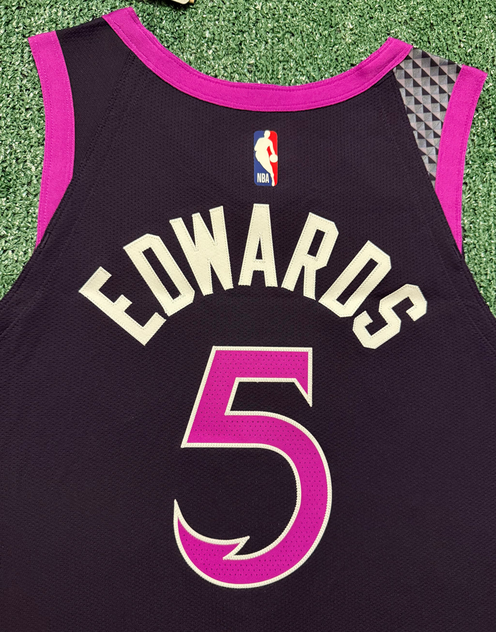 Anthony Edwards Minnesota Timberwolves Jersey #5 Nike ADV Authentic Black Size 48 (L) NBA