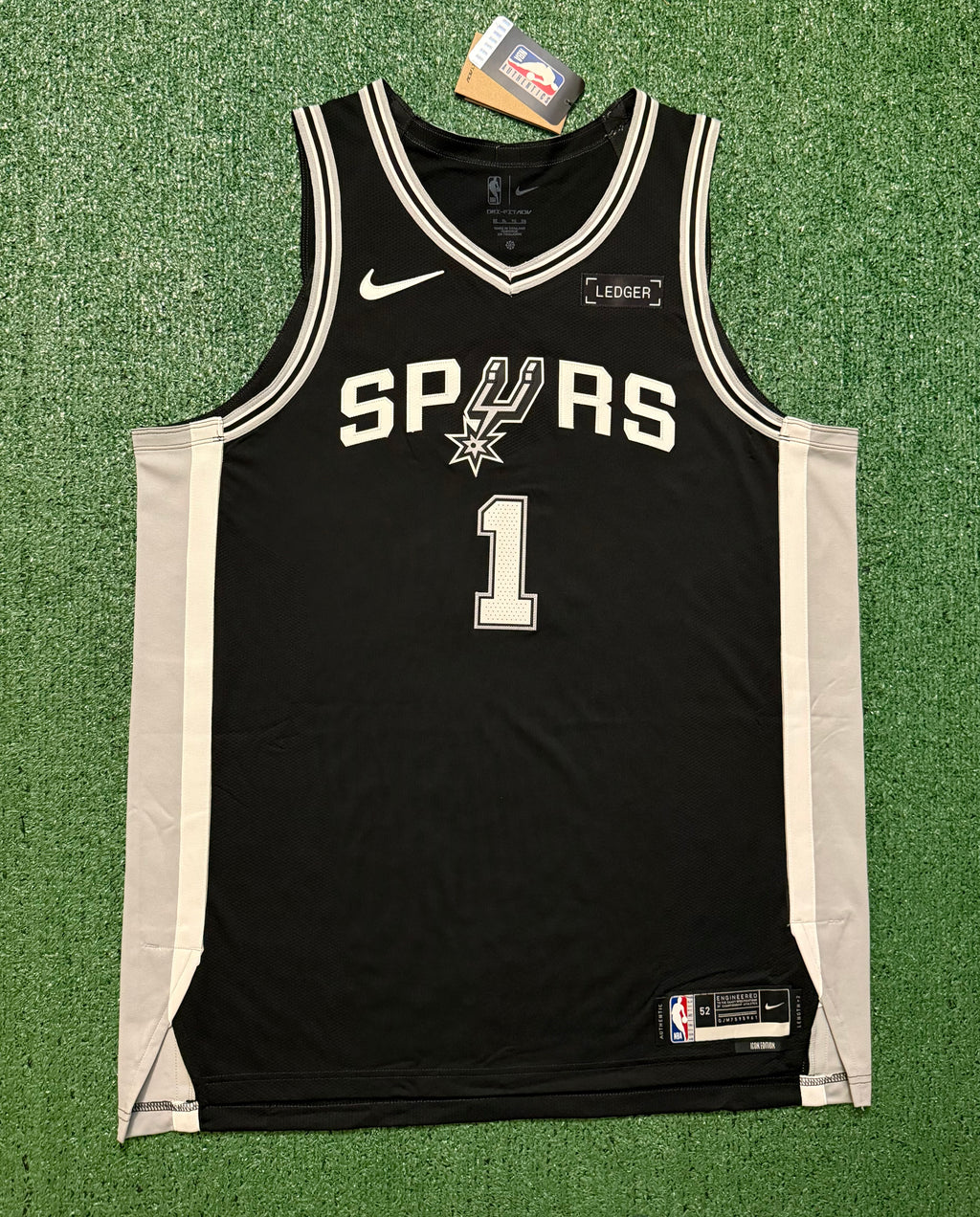 Victor Wembanyama San Antonio Spurs Jersey #1 Nike ADV Authentic White Size 52 (XL) NBA