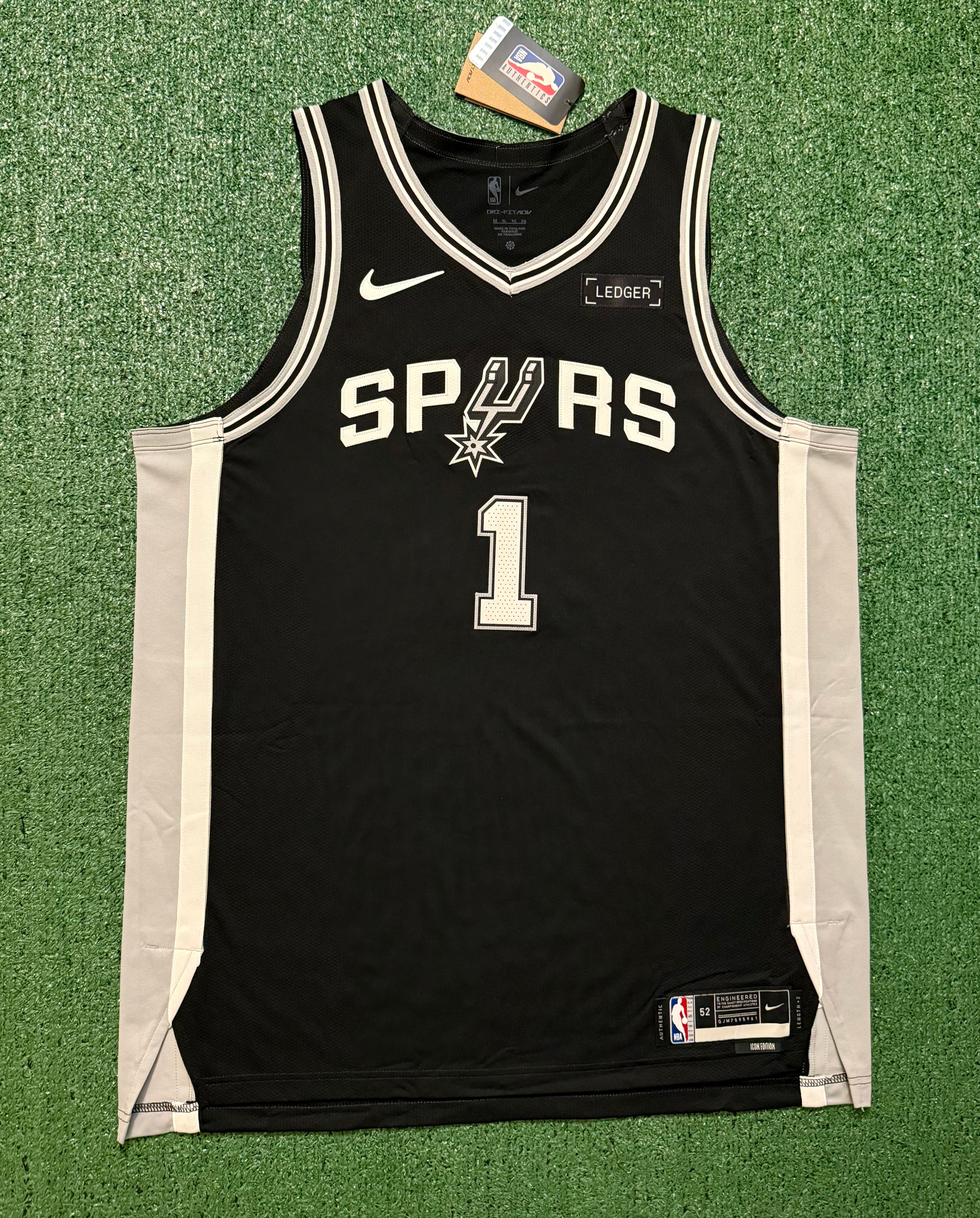 Victor Wembanyama San Antonio Spurs Jersey #1 Nike ADV Authentic White Size 52 (XL) NBA