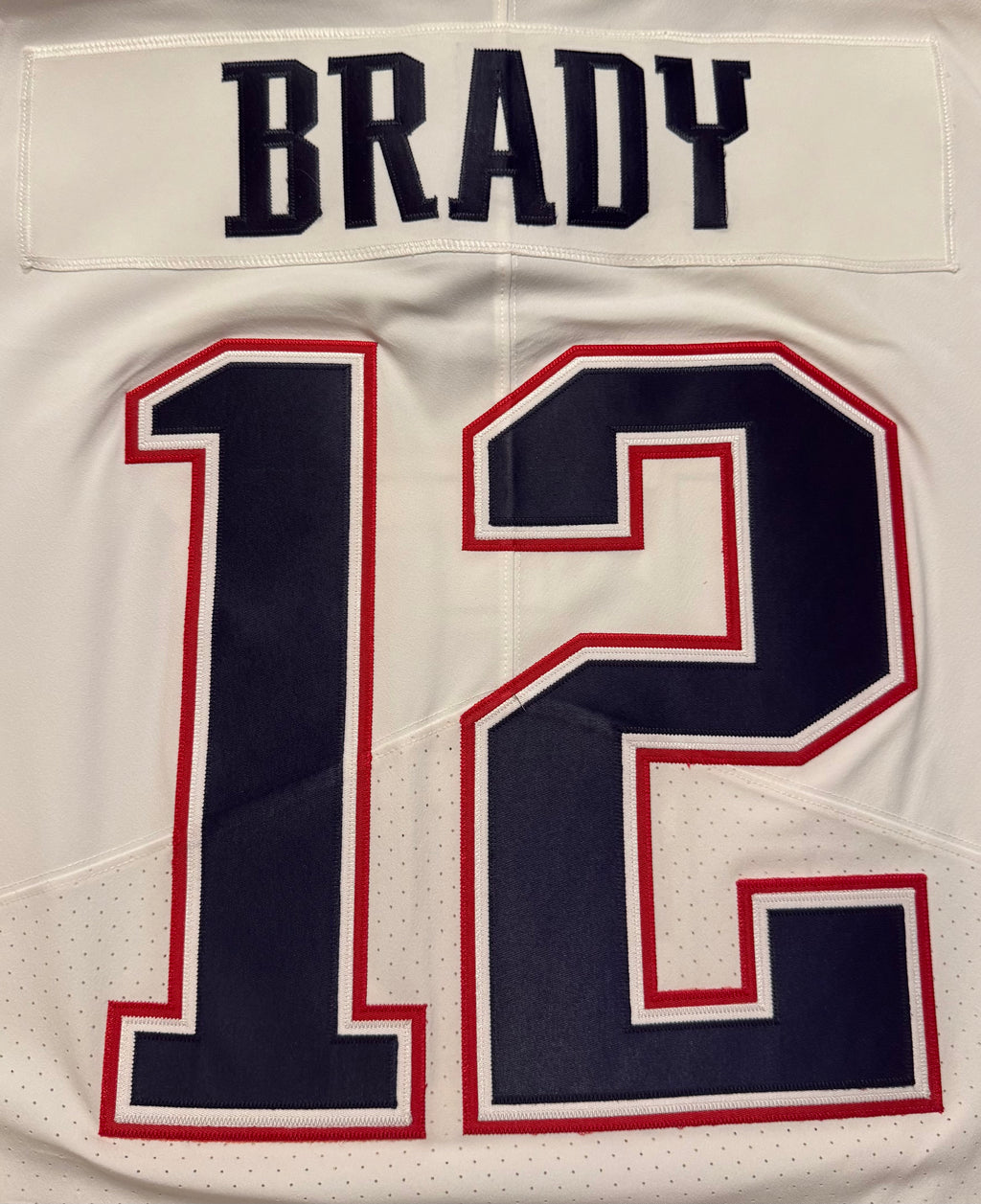 Tom Brady New England Patriots Jersey #12 Nike Vapor Elite White Size 48 (XL) NFL