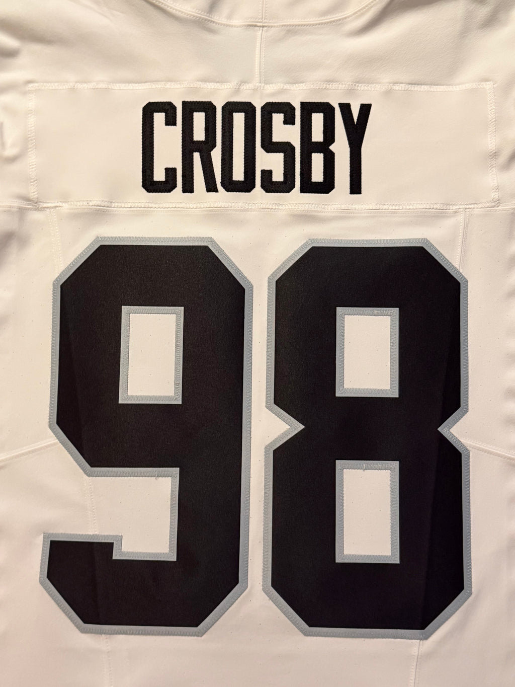 Maxx Crosby Las Vegas Raiders Jersey #98 Nike Vapor Fuse Elite White Size 44 (L) NFL