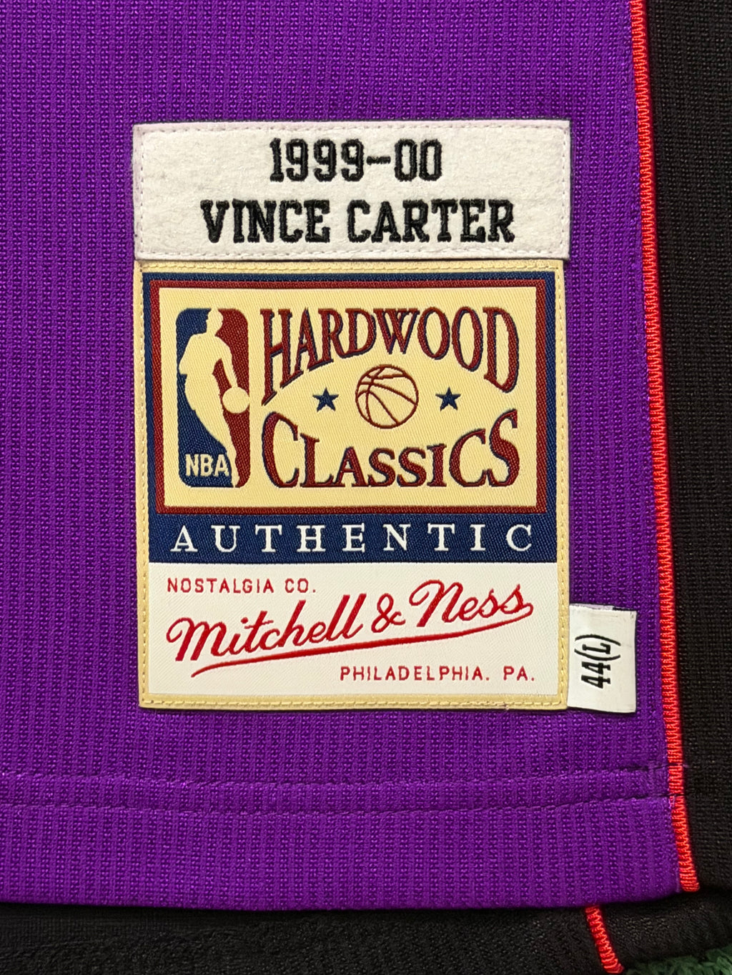 Vince Carter Toronto Raptors Jersey #15 Mitchell & Ness Authentic Purple Size 44 (L) NBA
