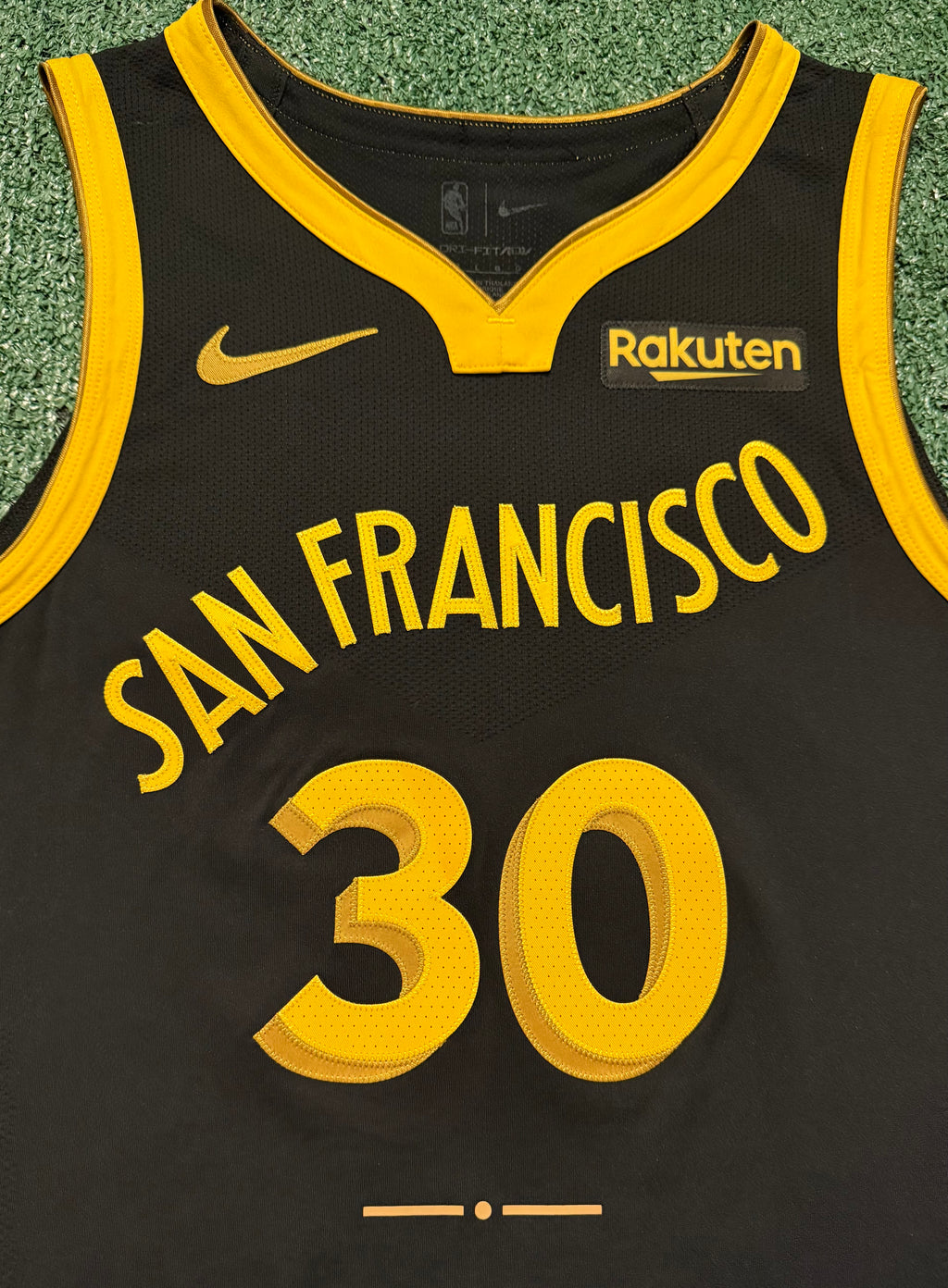 Steph Curry Golden State Warriors Jersey #30 Nike ADV Authentic Black Size 48 (L) NBA