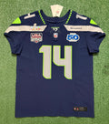 Sam Darnold Seattle Seahawks Jersey #14 Nike Vapor FUSE Elite Navy Size 44 (Large) NFL
