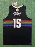 Nikola Jokic Denver Nuggets Jersey #15 Nike ADV Authentic Black Size 52 (XL) NBA