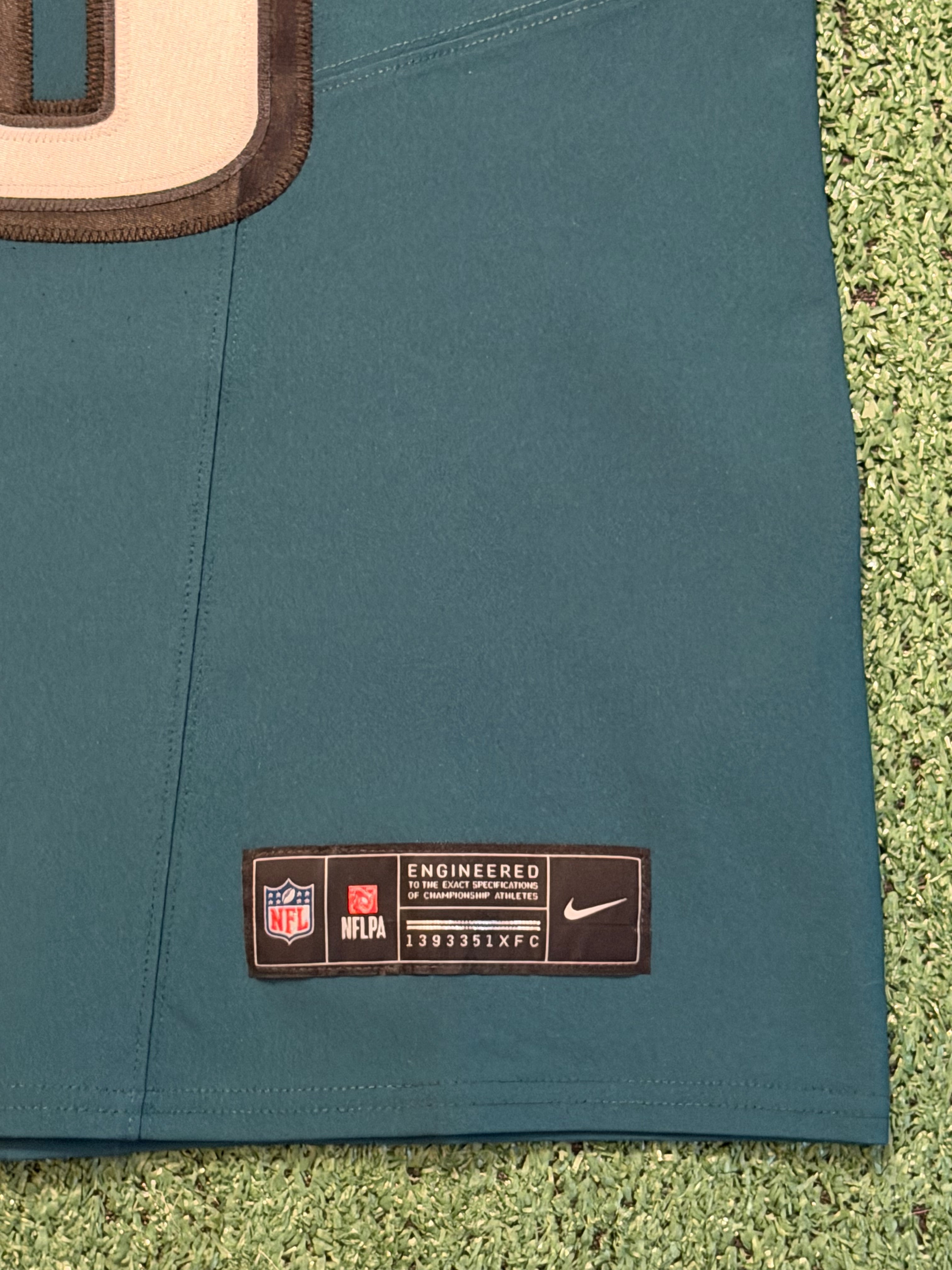 Jalen Carter Philadelphia Eagles Jersey #98 Nike Vapor FUSE Elite green Size 44 (Large) NFL