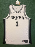 Victor Wembanyama San Antonio Spurs Jersey #1 Nike ADV Authentic White Size 52 (XL) NBA