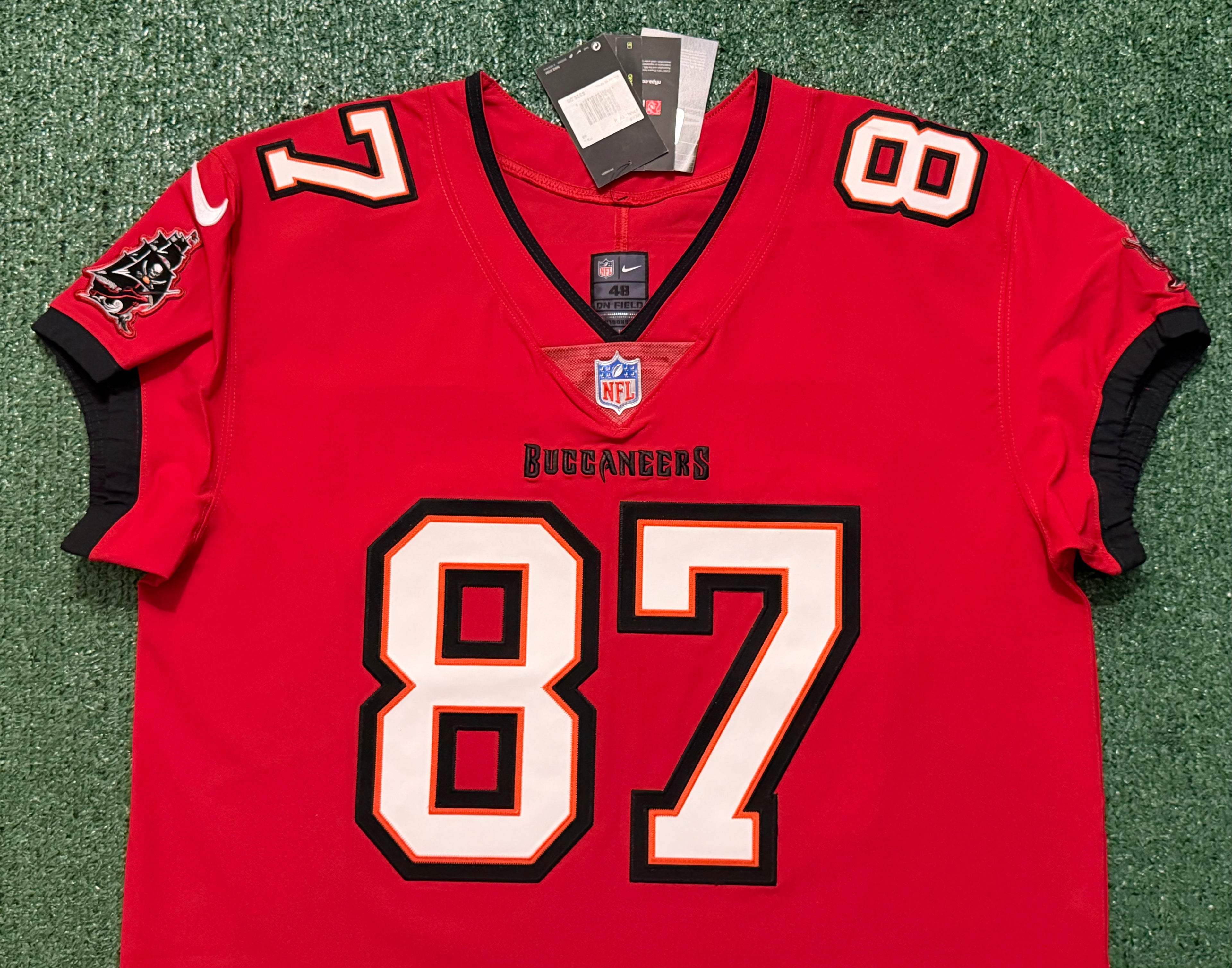 Rob Gronkowski Tampa Bay Buccaneers Jersey #87 Nike Vapor Elite red size 48 (XL) NFL
