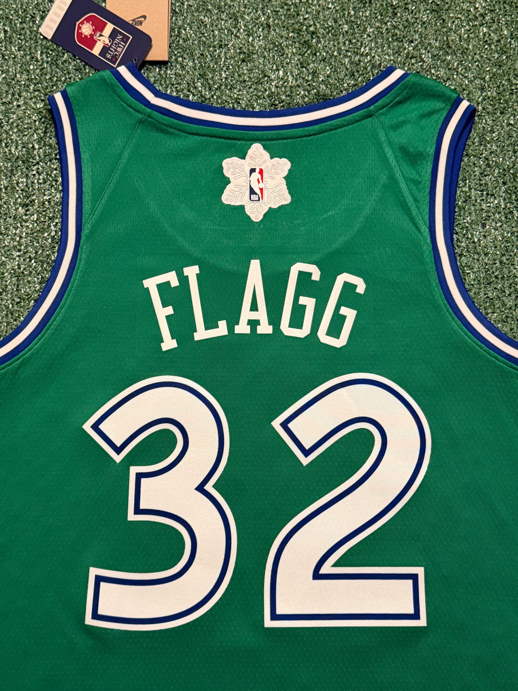 Cooper Flagg Dallas Mavericks Jersey #32 Nike Swingman Green Size 48 (Large) NBA