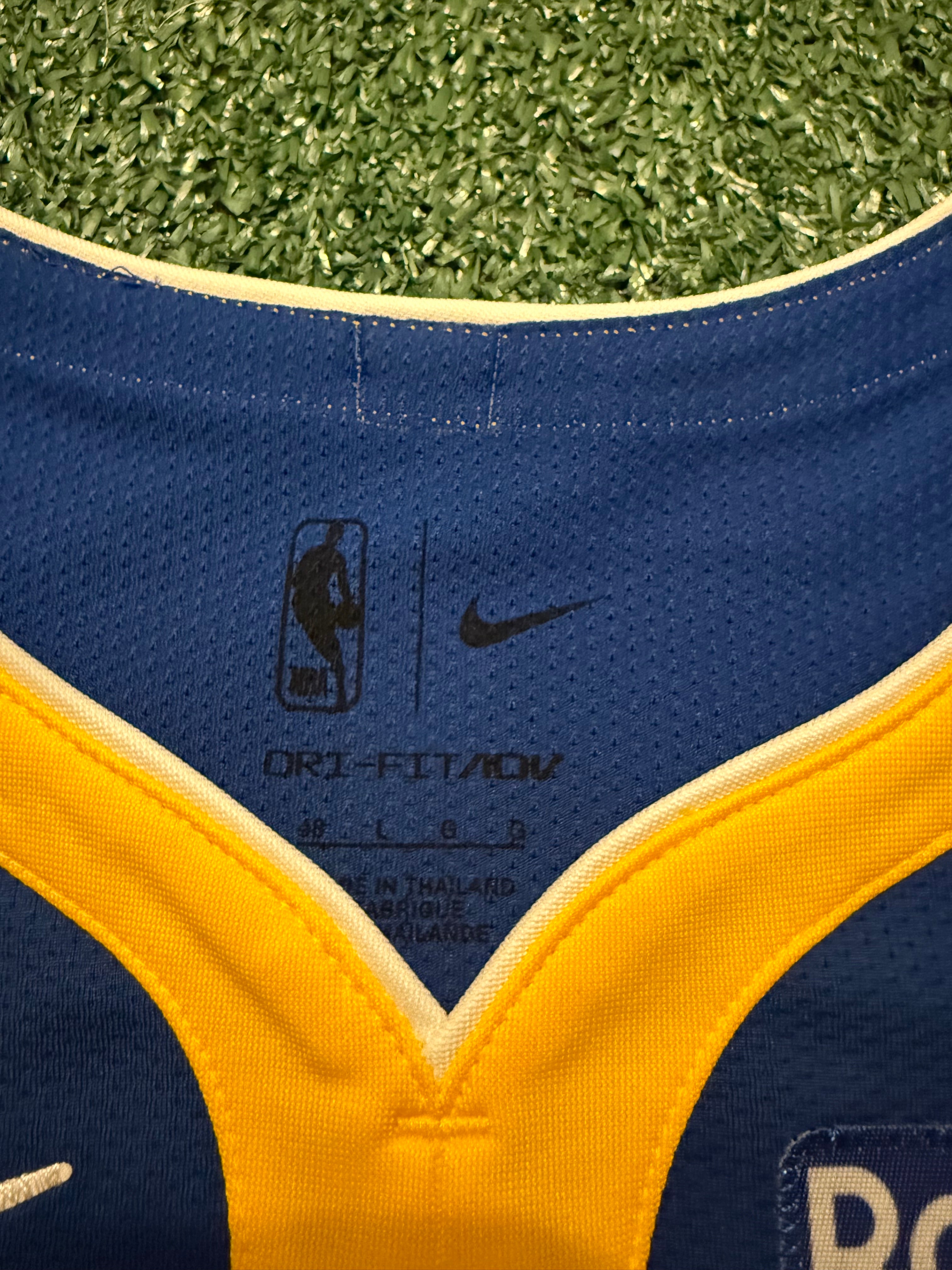 Steph Curry Golden State Warriors Jersey #30 Nike ADV Authentic Blue Size 48 (L) NBA