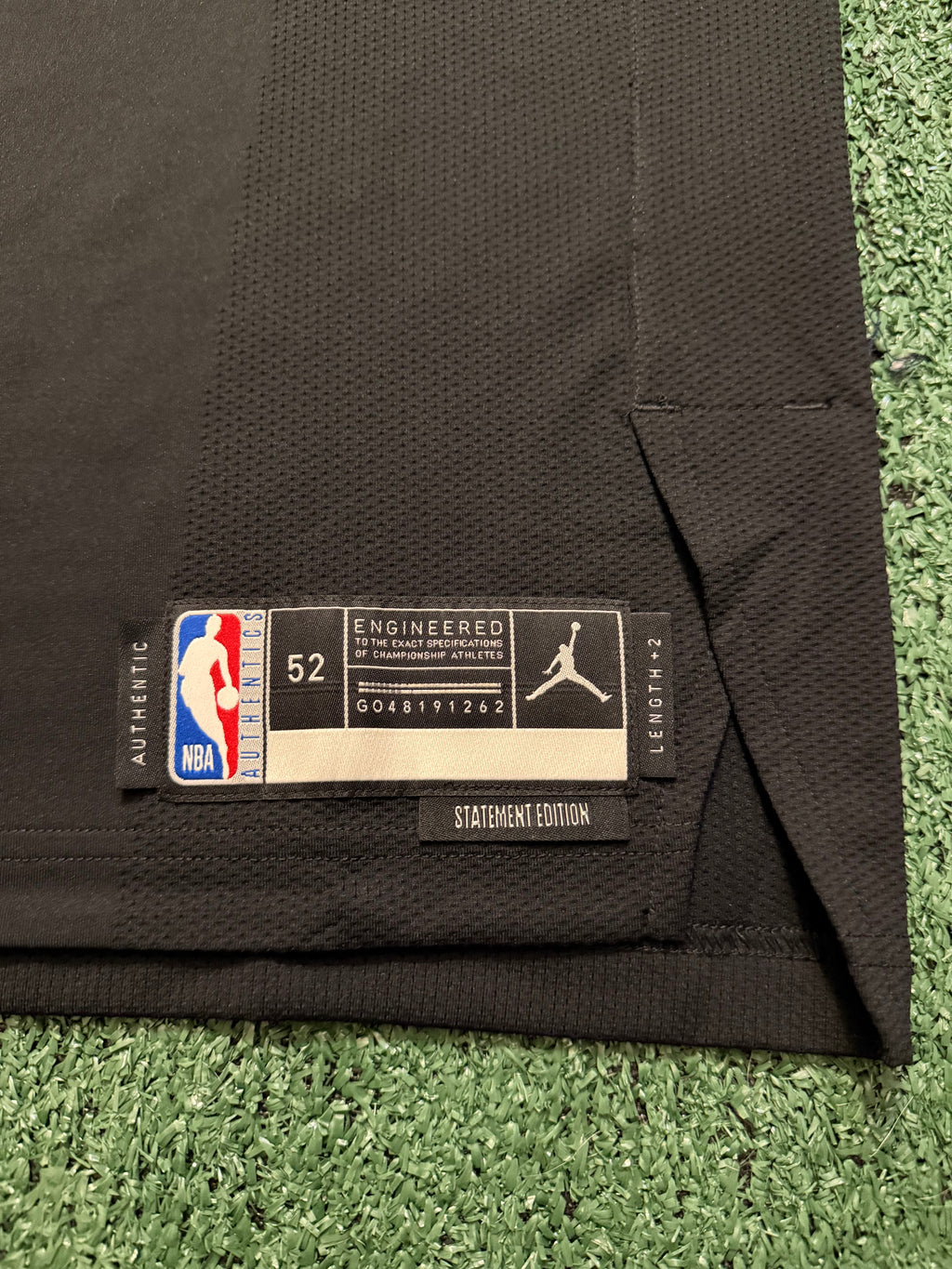 Jayson Tatum Boston Celtics Jersey #0 Nike ADV Authentic Black Size 52 (XL) NBA