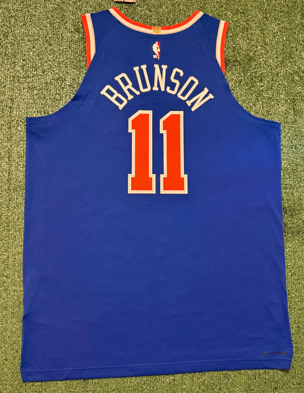Jalen Brunson New York Knicks Jersey #11 Nike ADV Authentic Blue Size 52 (XL) NBA