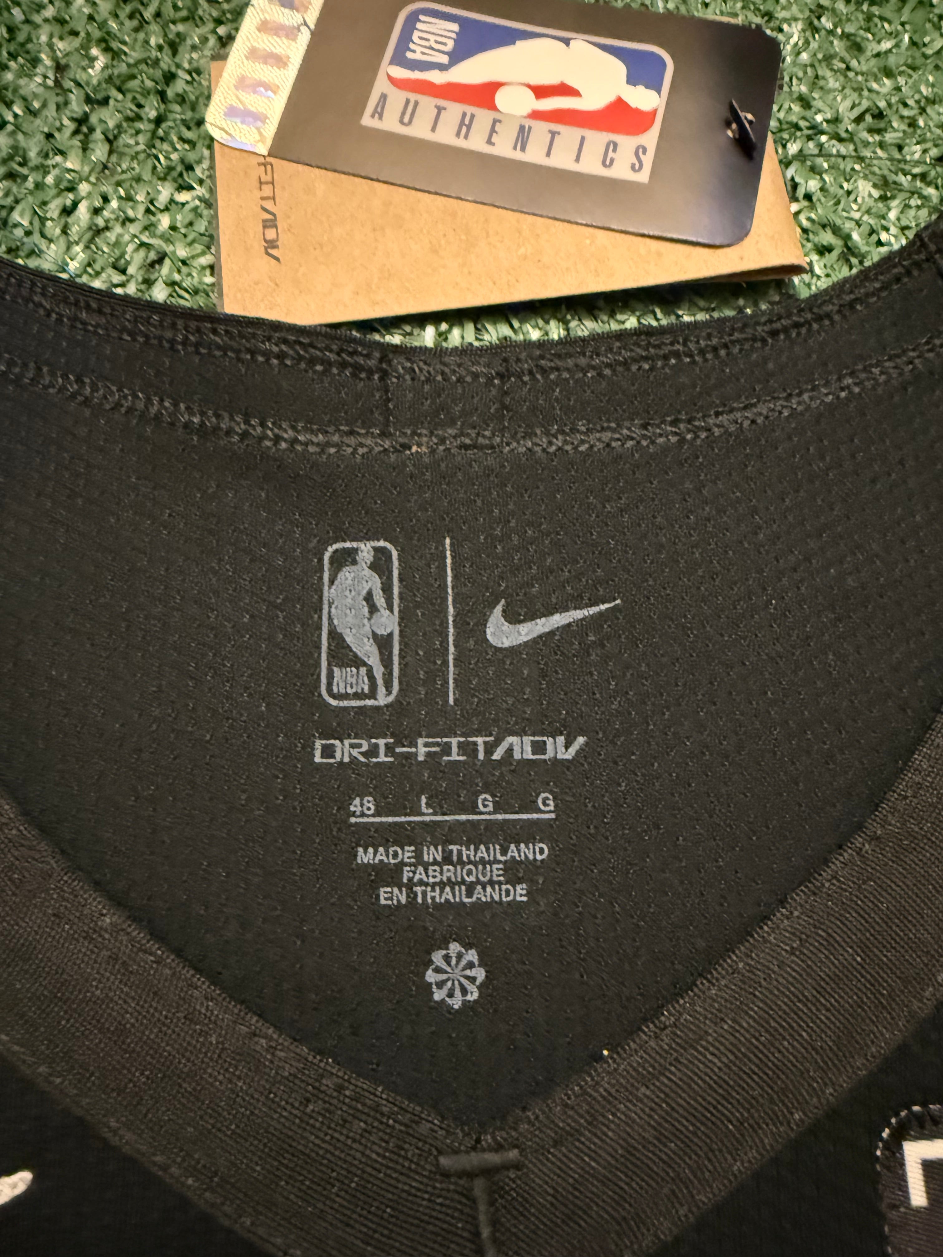Victor Wembanyama San Antonio Spurs Jersey #1 Nike ADV Authentic Black Size 48 (L) NBA