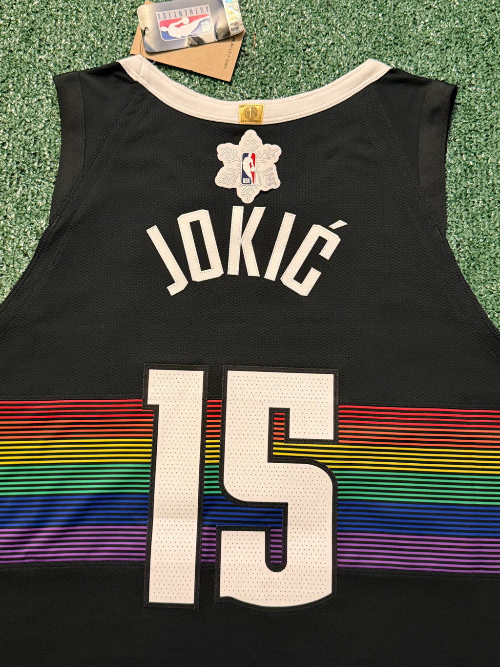 Nikola Jokic Denver Nuggets Jersey #15 Nike ADV Authentic Black Size 52 (XL) NBA