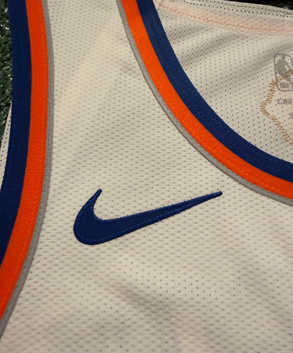 Jalen Brunson New York Knicks Jersey #11 Nike ADV Authentic White Size 48 (L) NBA